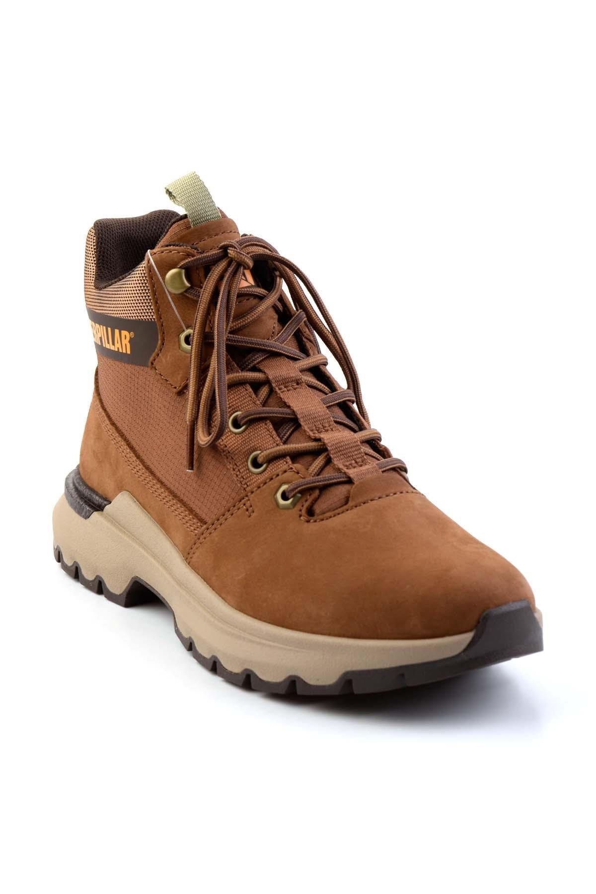 Brown Leather Erkek Bot & Bootie CAT1111120801