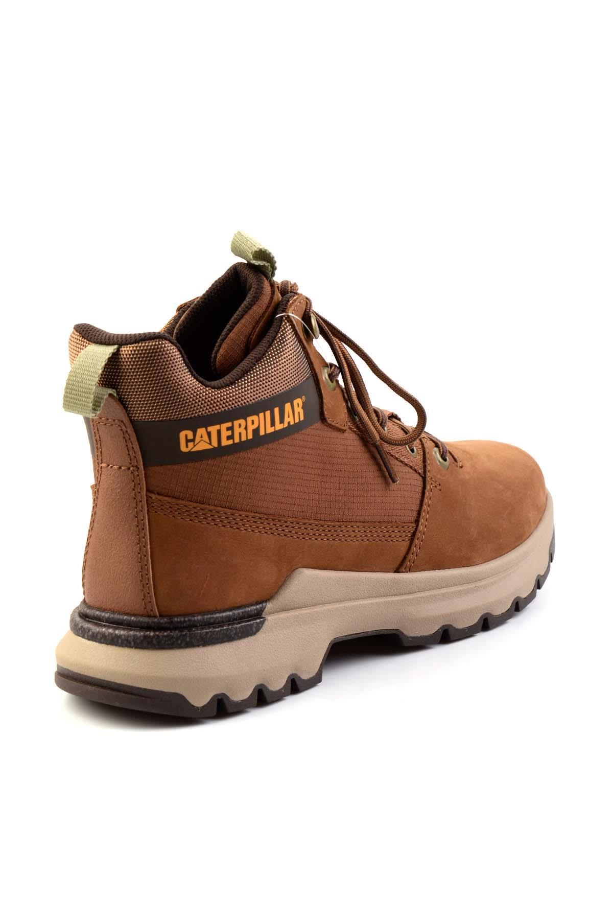 Brown Leather Erkek Bot & Bootie CAT1111120801