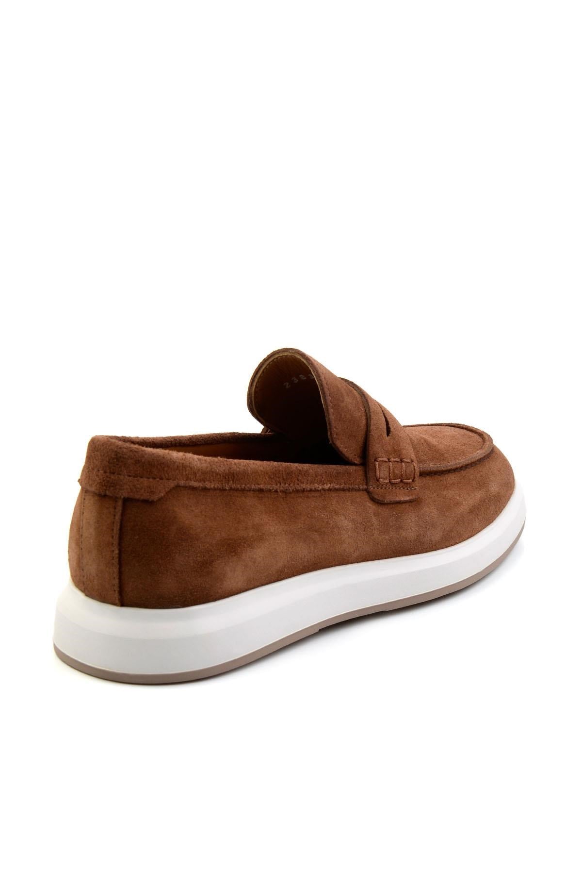 Camel Hakiki Deri Erkek Casual Ayakkabı E01587238302