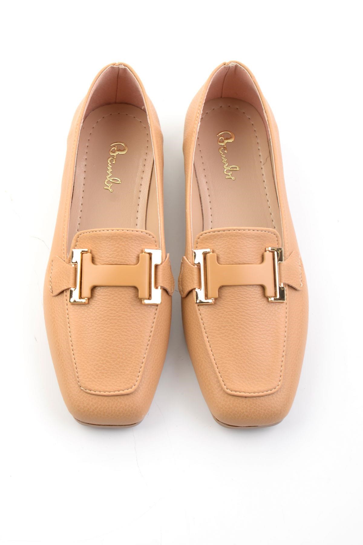 Camel  Kadın Loafer Ayakkabı K01641022709