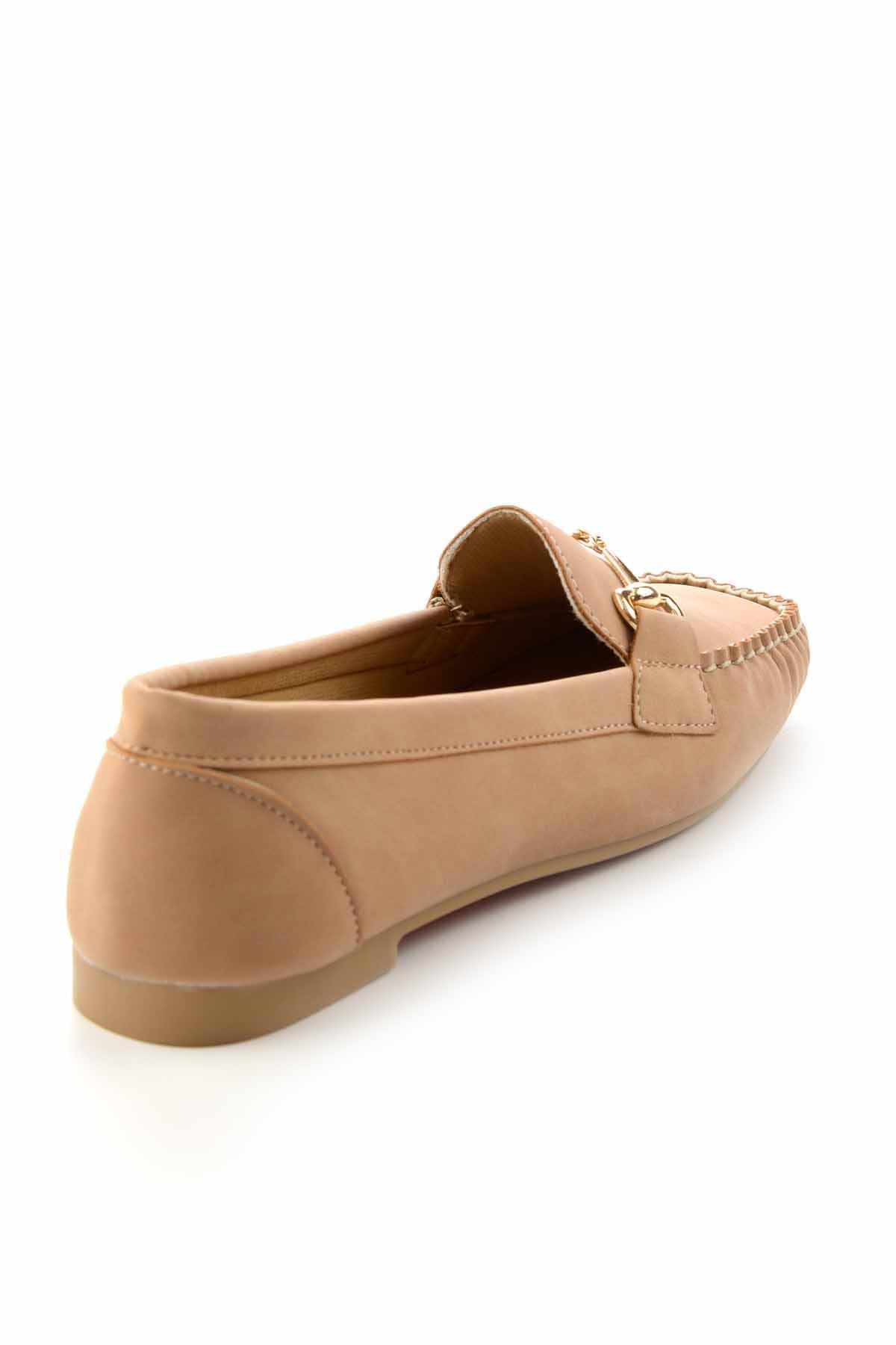 Camel Nubuk  Kadın Loafer Ayakkabı K01542166201