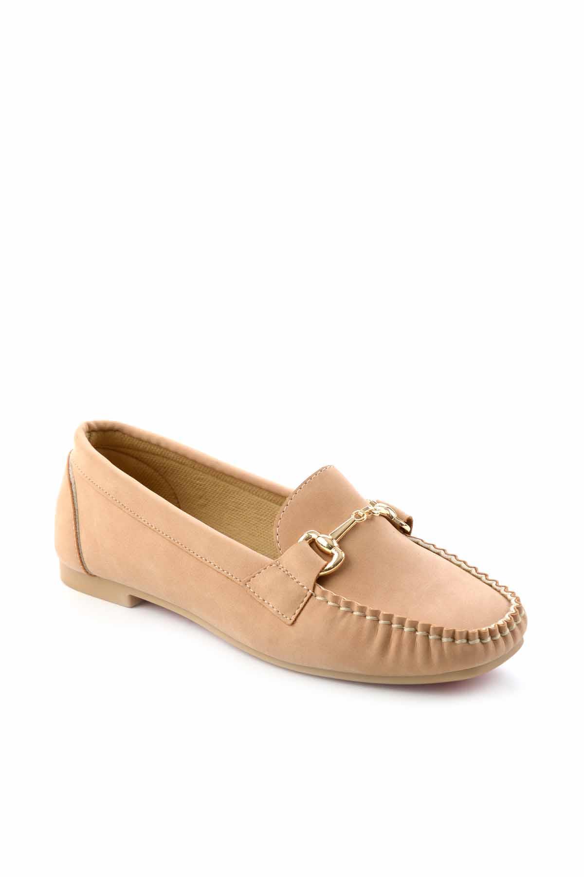 Camel Nubuk  Kadın Loafer Ayakkabı K01542166201