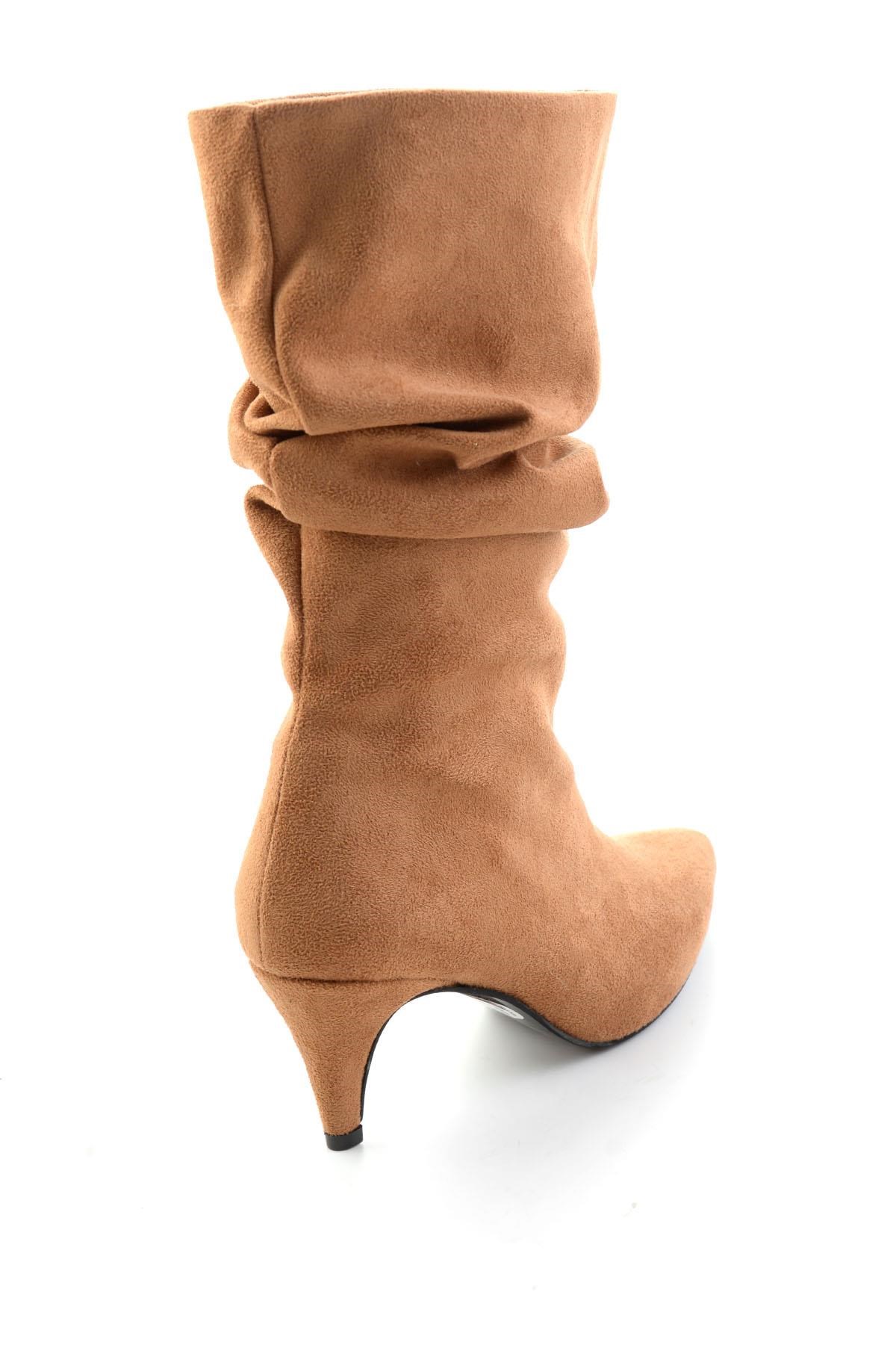 Camel Süet  Kadın Çizme K03527400672