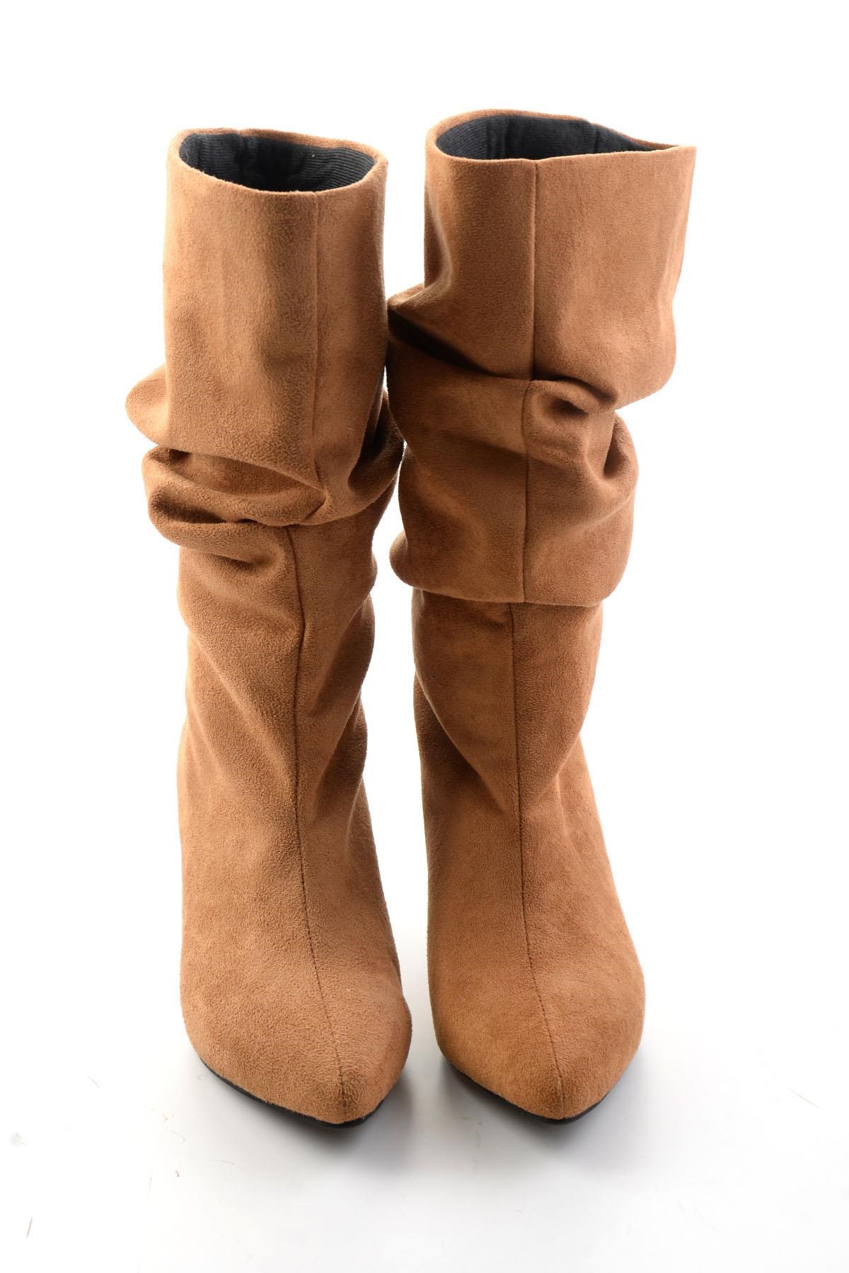 Camel Süet  Kadın Çizme K03527400672