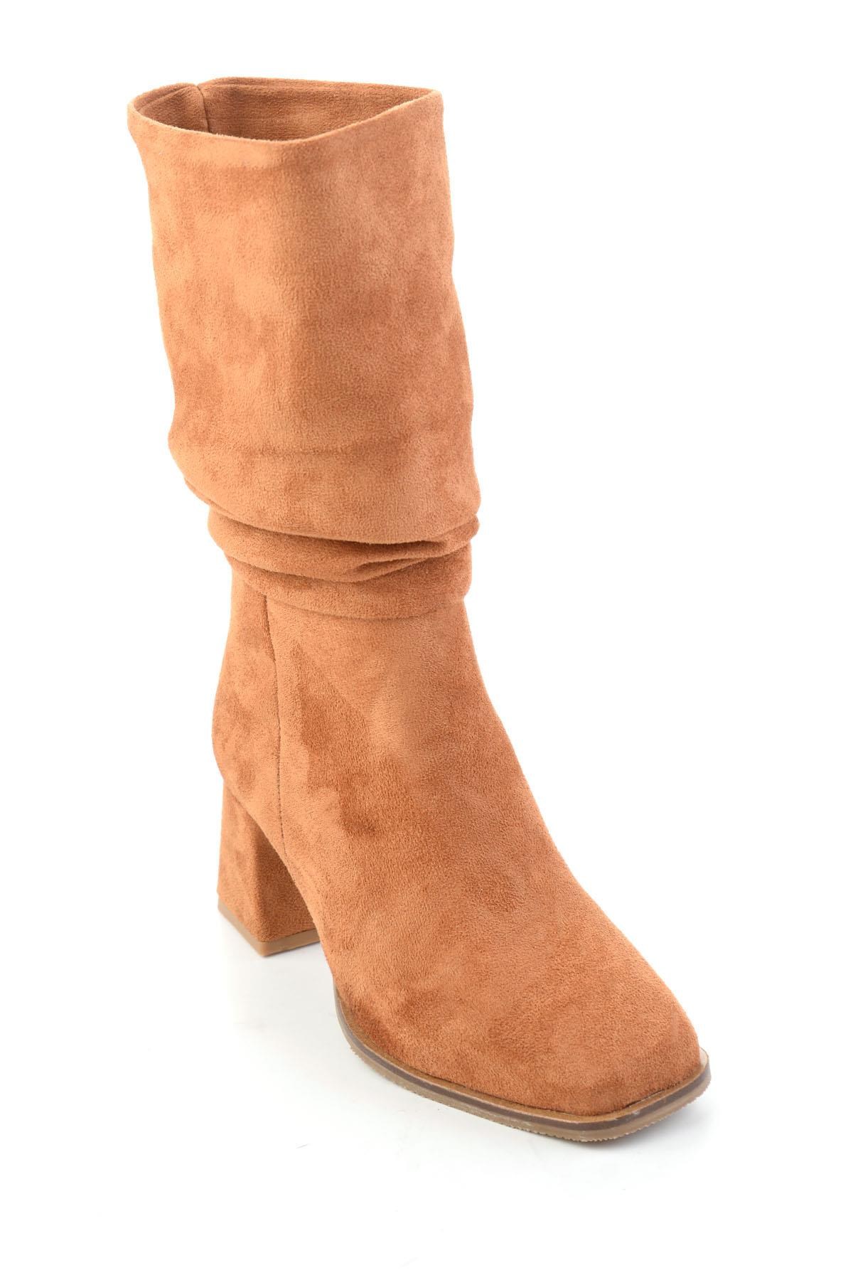 Camel Süet  Kadın Çizme K03823167472