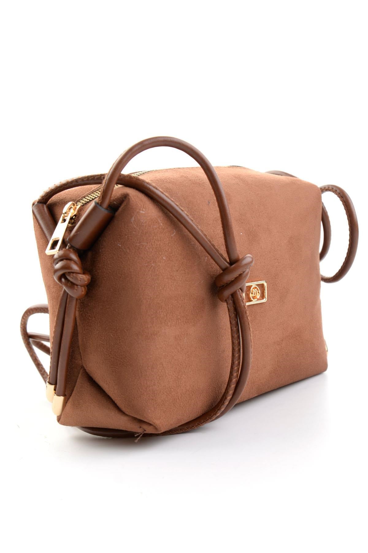 Camel Süet  Kadın Postacı Çanta C06650267972