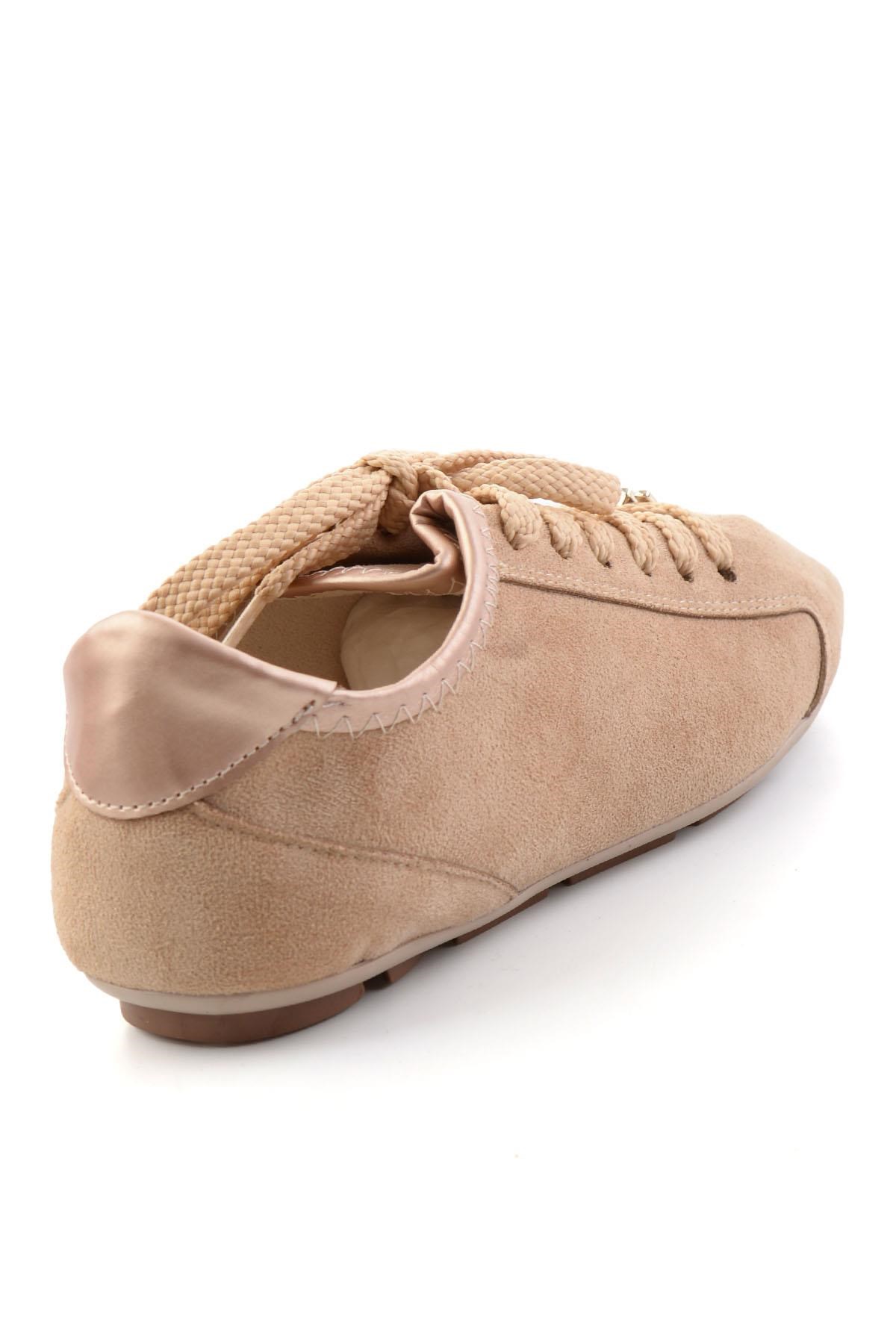 Camel Süet  Kadın Sneaker K01235044772