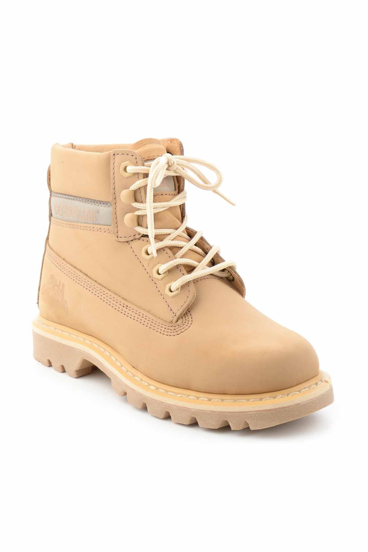 Caramel Hakiki Deri Kadın Bot & Bootie CAT0111000101