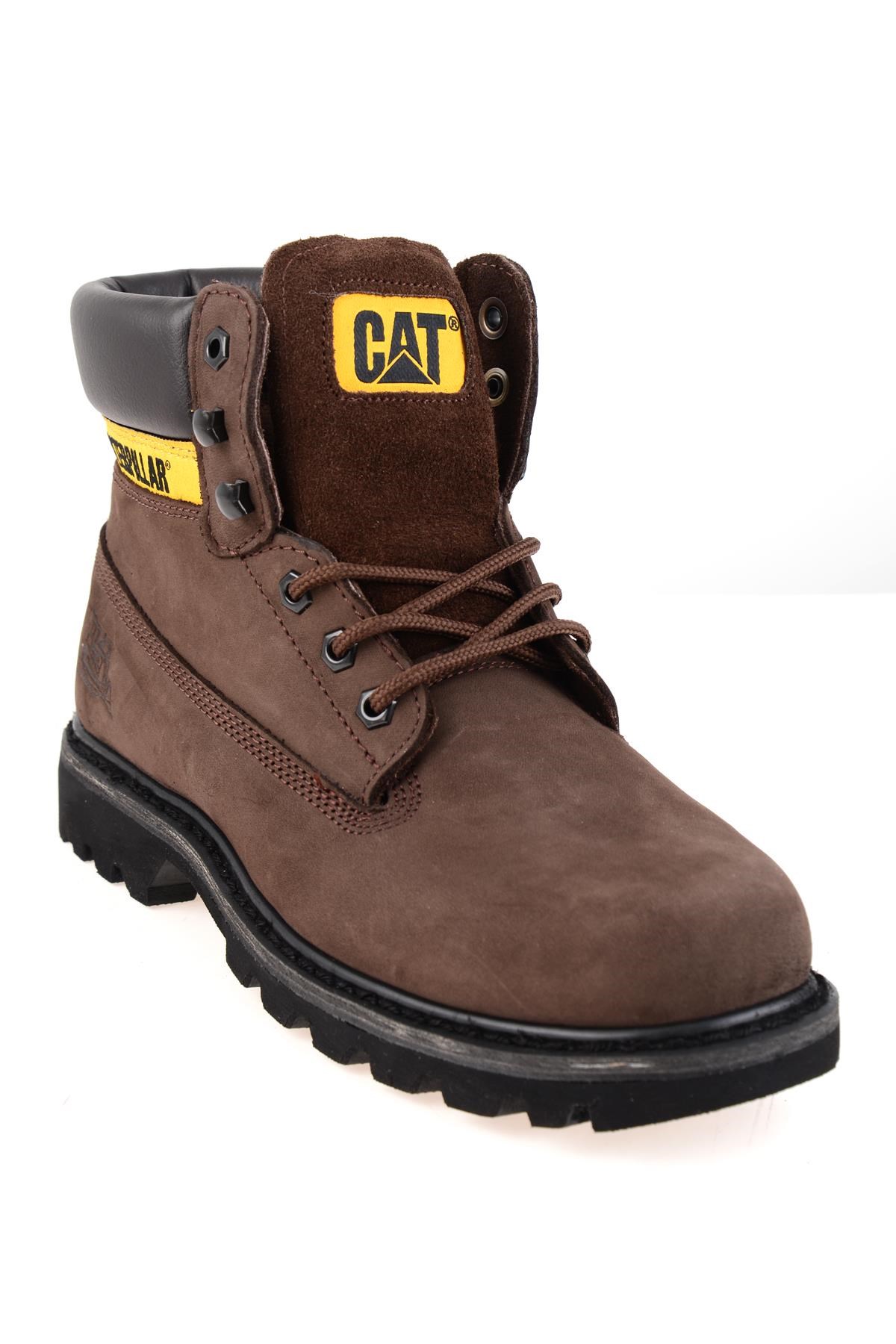 Chocolate Hakiki Deri Erkek Bot & Bootie CAT1111000101