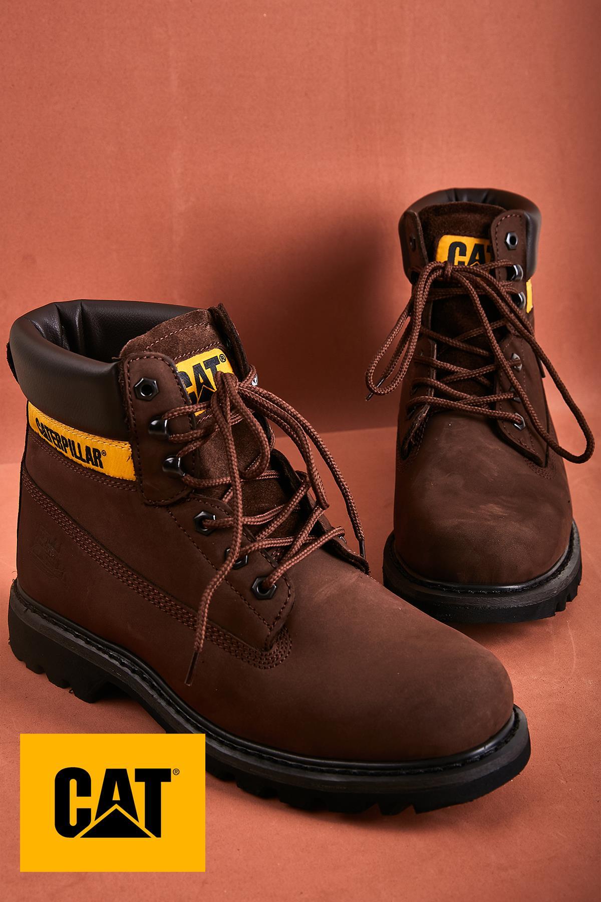 Chocolate Leather Erkek Bot & Bootie CAT1111000101