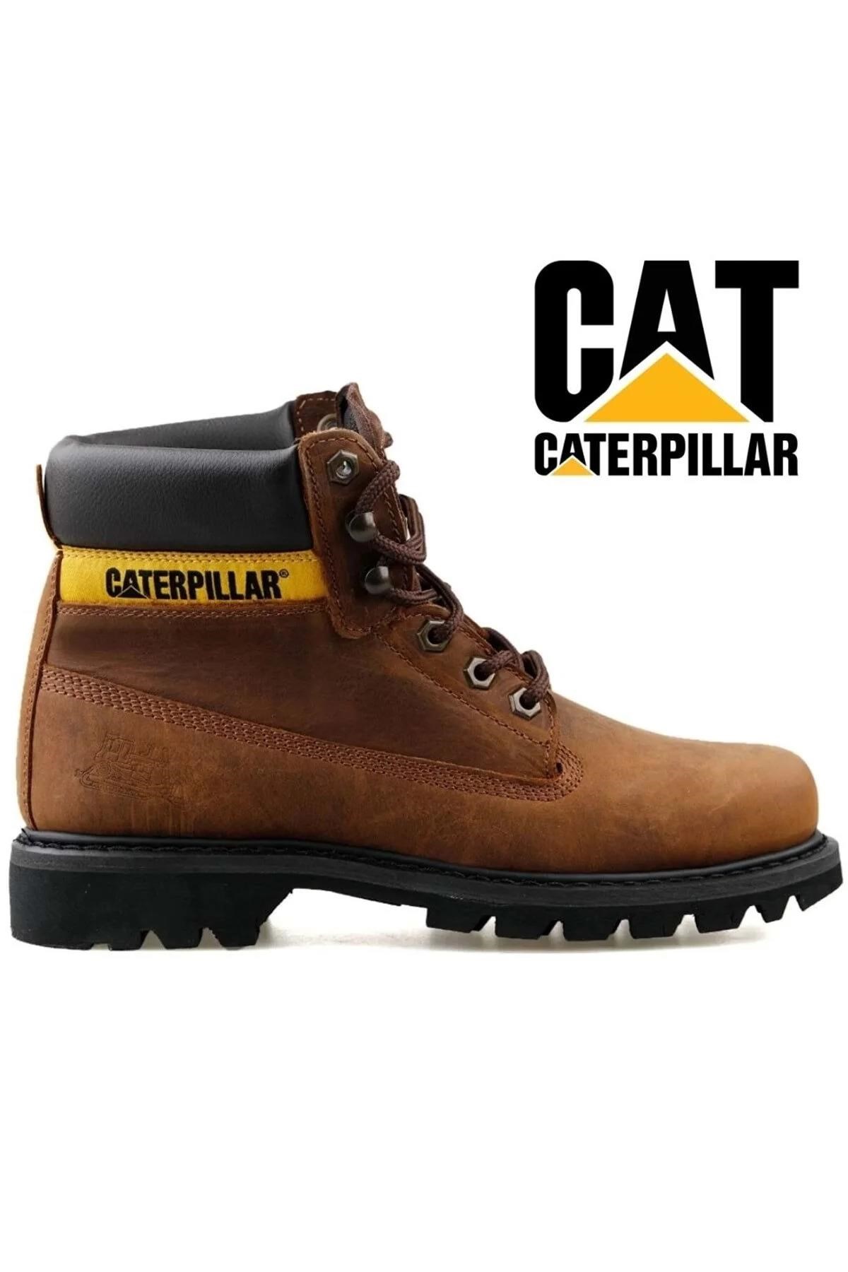 Copper Hakiki Deri Erkek Bot & Bootie CAT1111000101