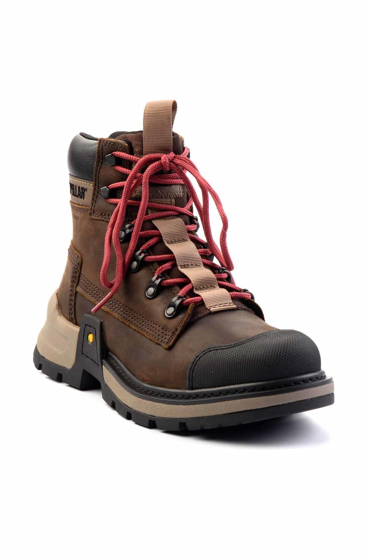 Dark Brown Hakiki Deri Erkek Bot & Bootie CAT1111111303