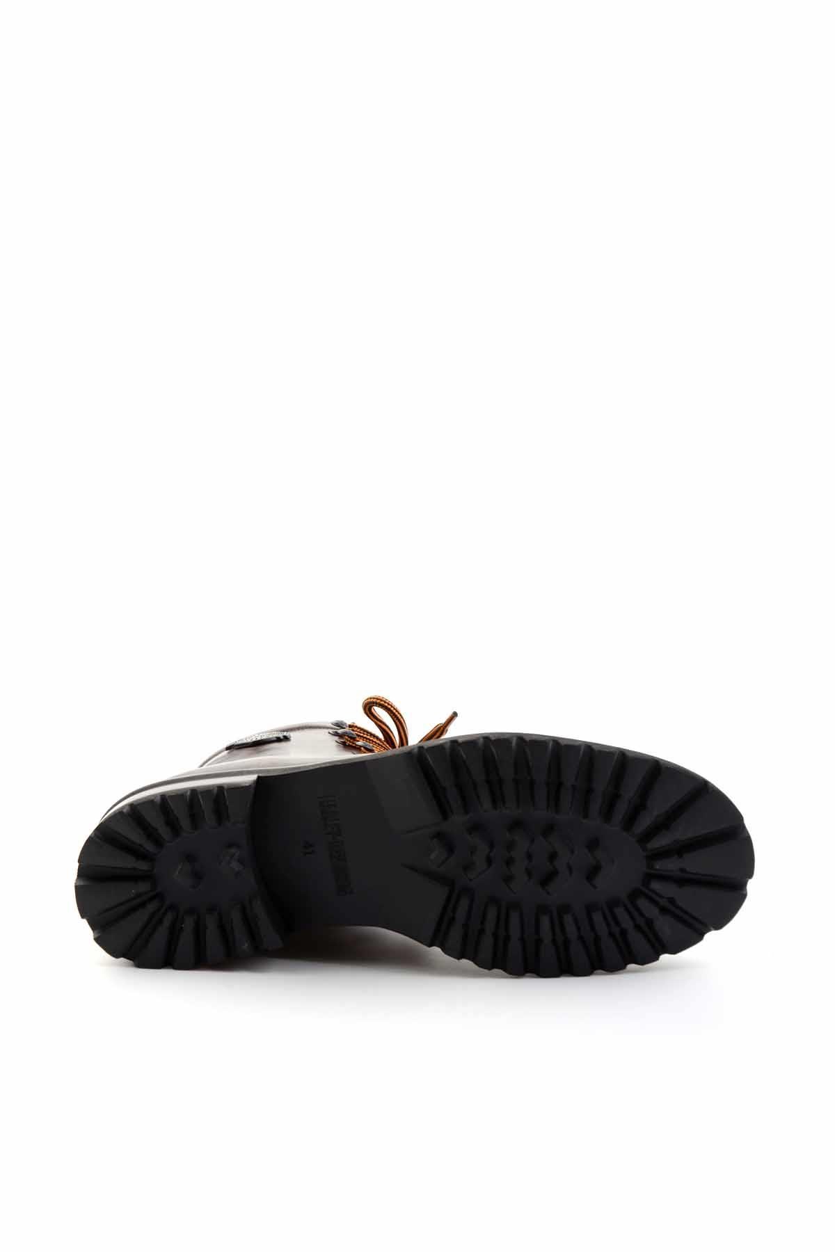 Dark Brown Hakiki Deri Erkek Bot & Bootie HD1777006003
