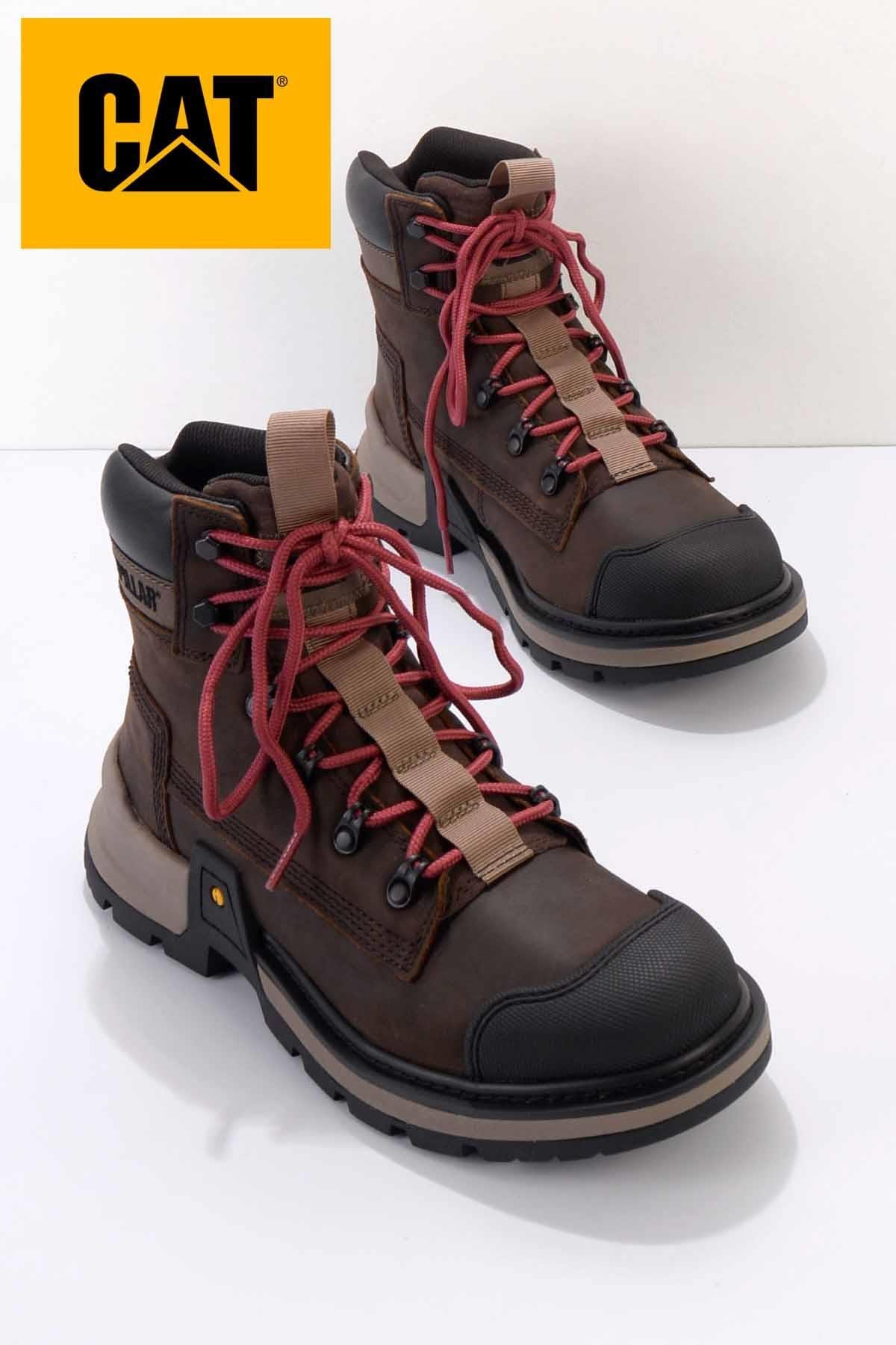 Dark Brown Hakiki Deri Erkek Bot & Bootie CAT1111111303