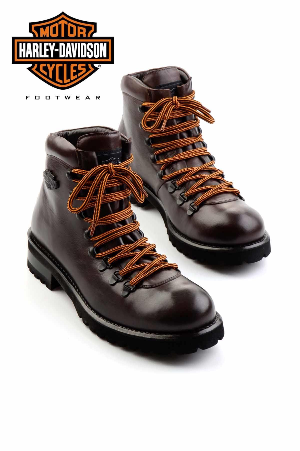Dark Brown Hakiki Deri Erkek Bot & Bootie HD1777006003
