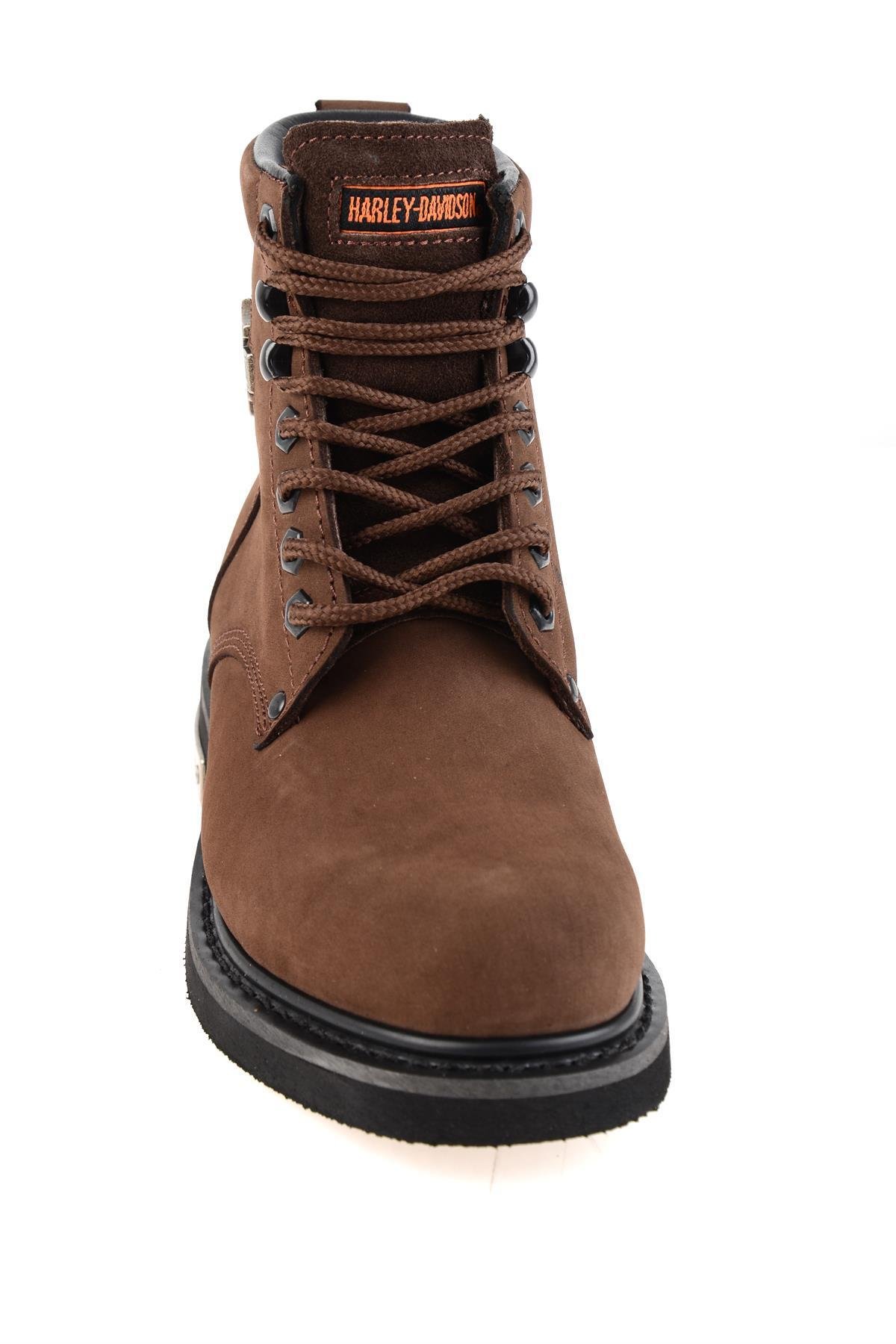 Dark Brown Hakiki Deri Kadın Bot & Bootie HD0777009603