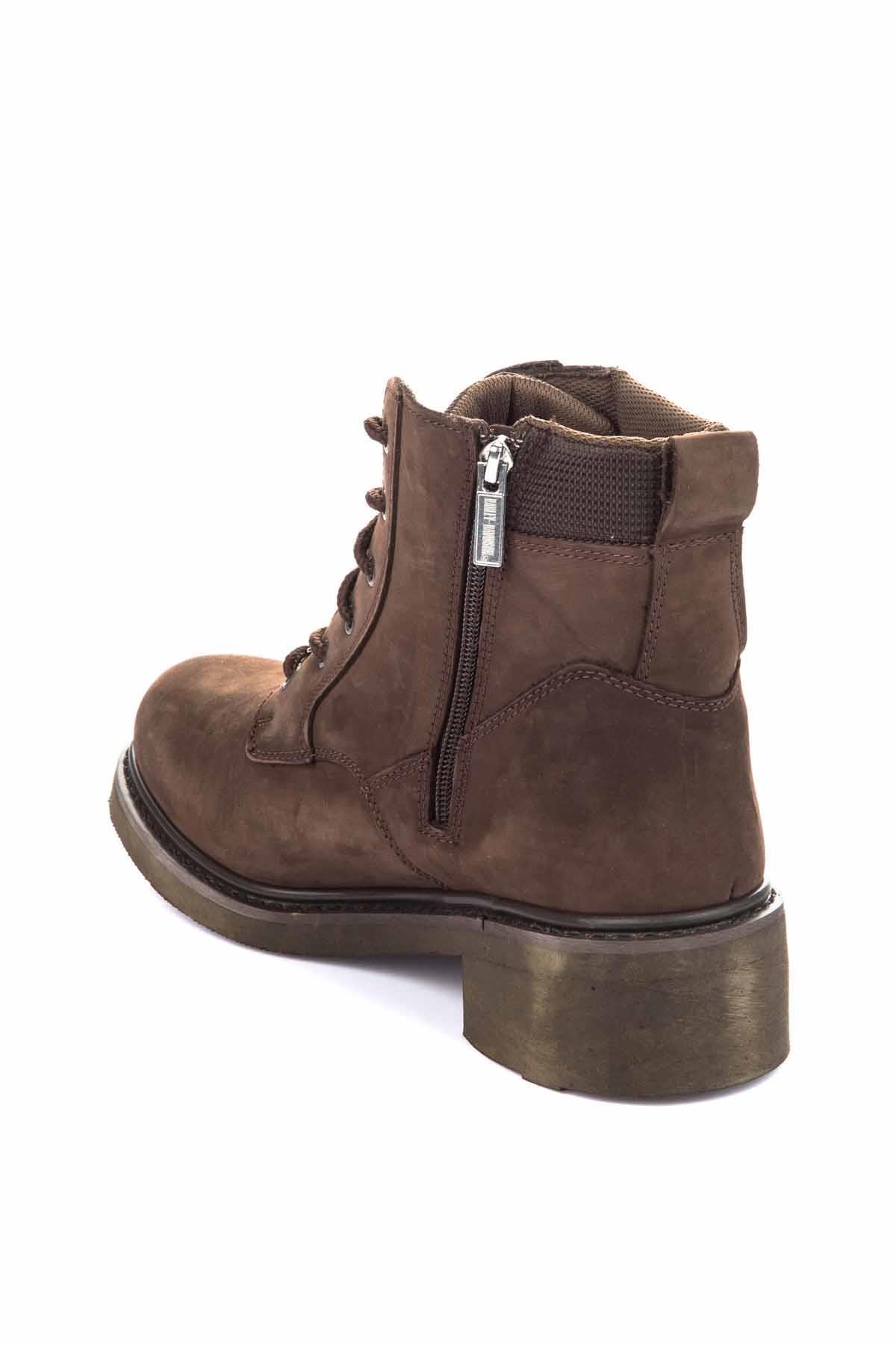 Dark Brown Leather Erkek Bot & Bootie HD1777009801