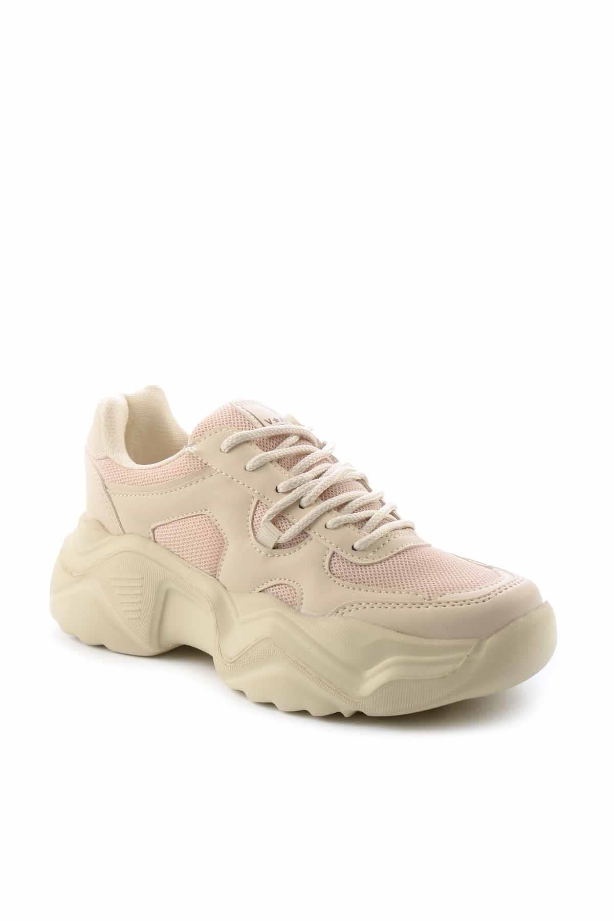 Ekru  Kadın Sneaker K01876014309