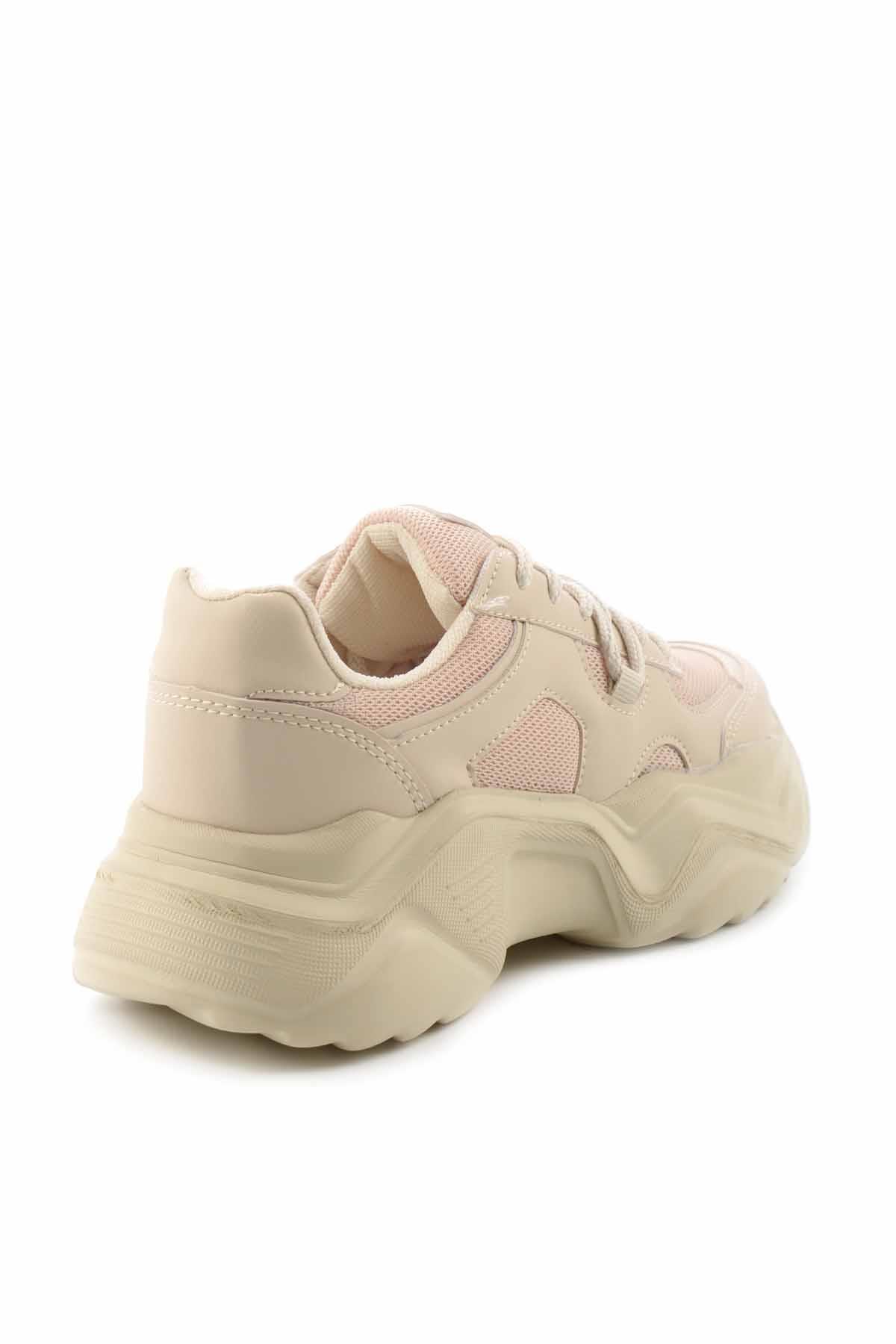 Ekru  Kadın Sneaker K01876014309