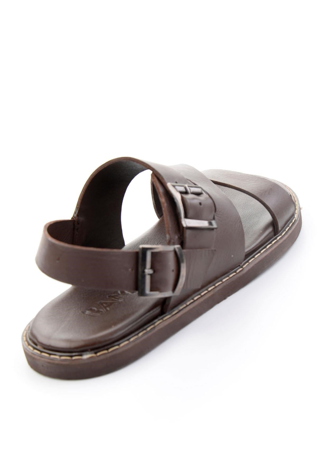 Fındık Hakiki Deri Erkek Sandalet E05557269003