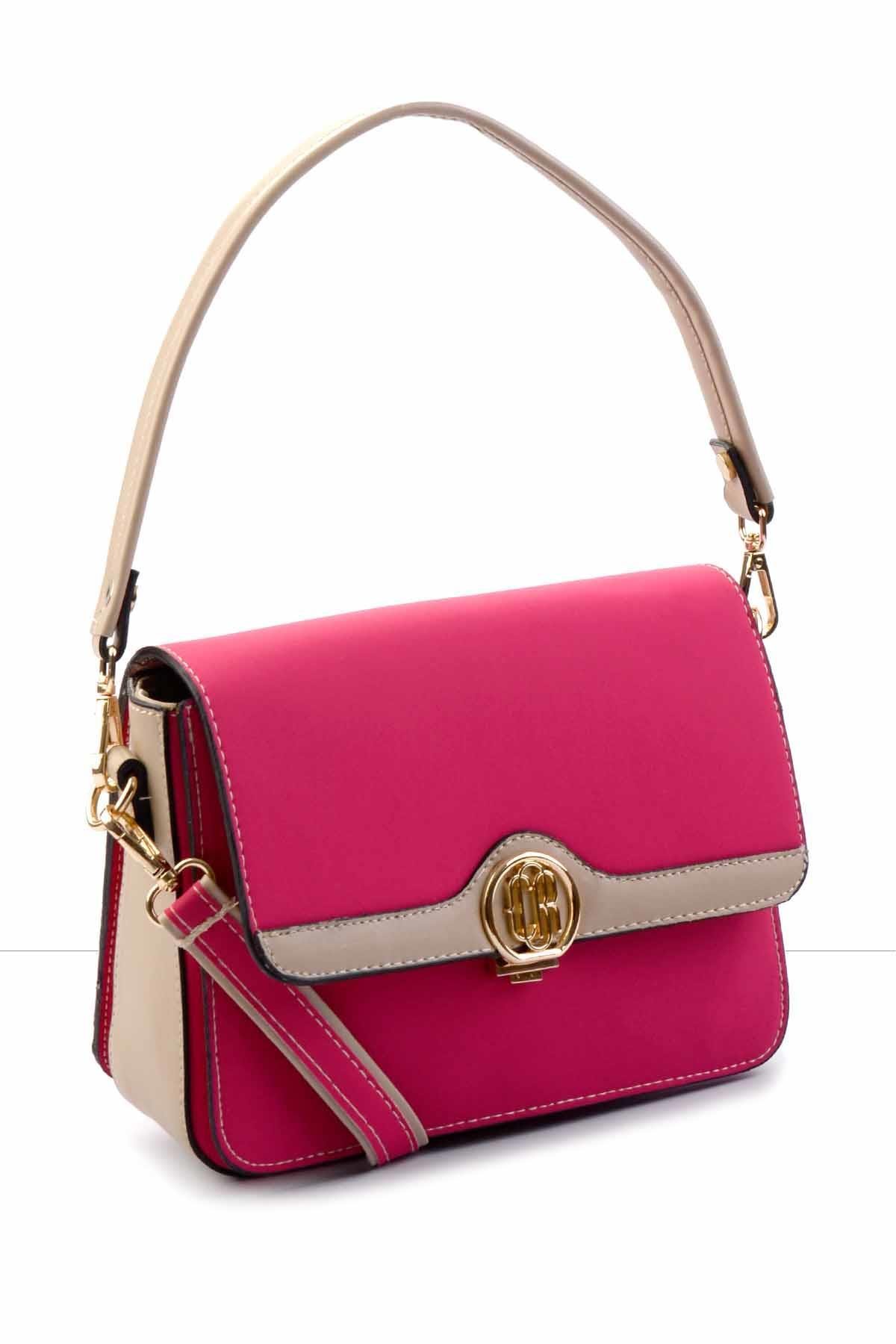 Fuşya  Kadın Omuz Çantası C06636610504