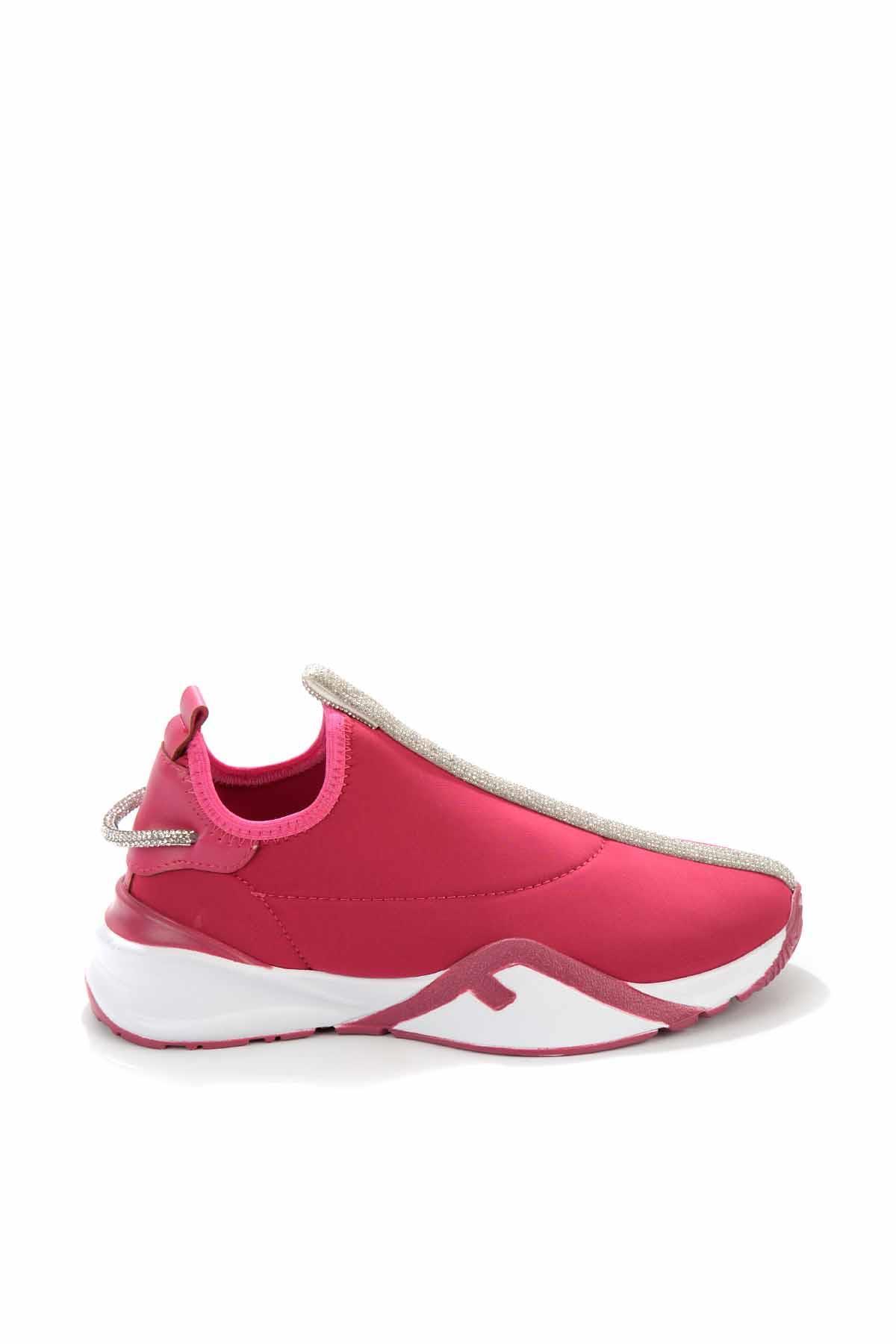 Fuşya Streç  Kadın Sneaker K01235004317