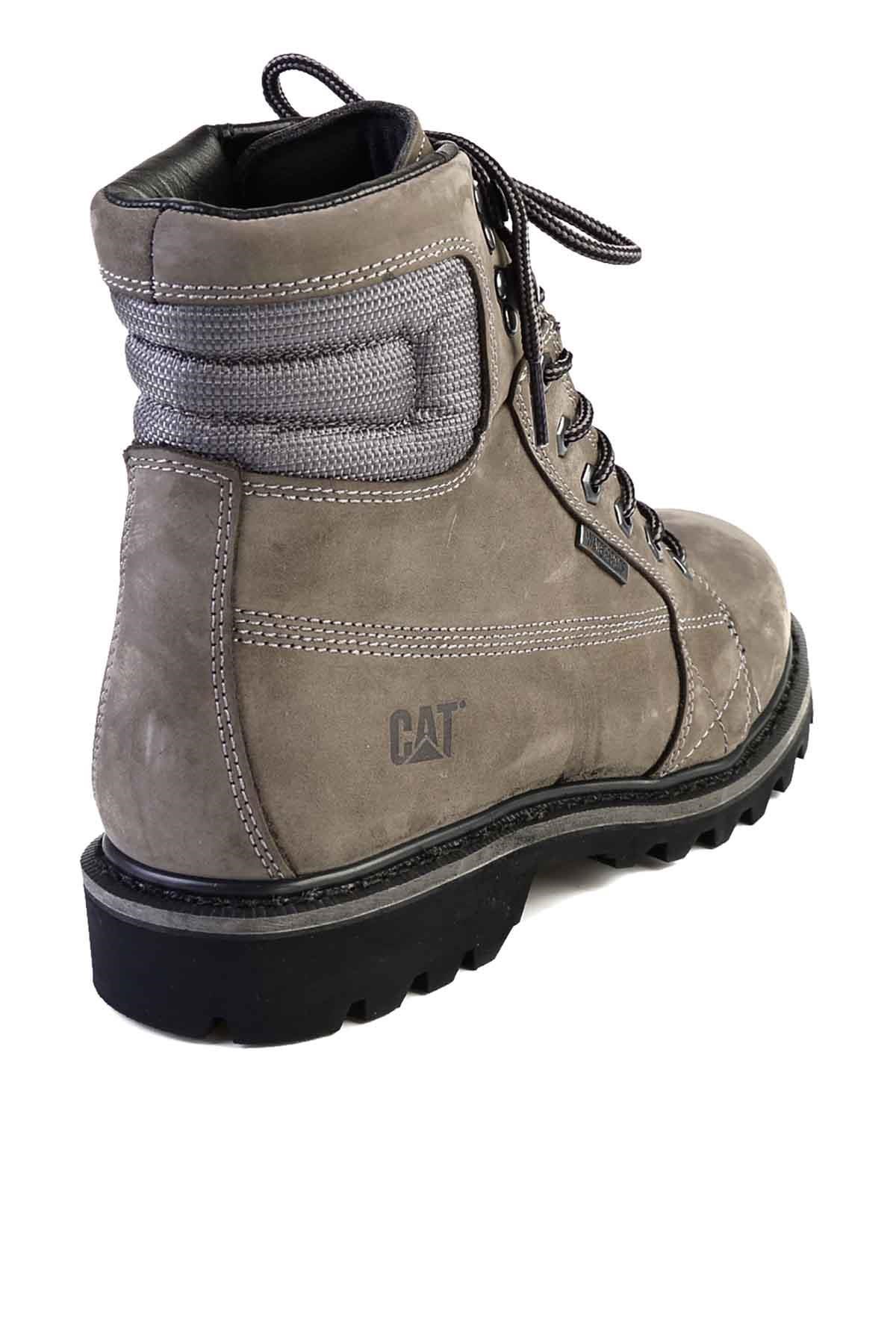 Grey Hakiki Deri Erkek Bot & Bootie CAT1111122601