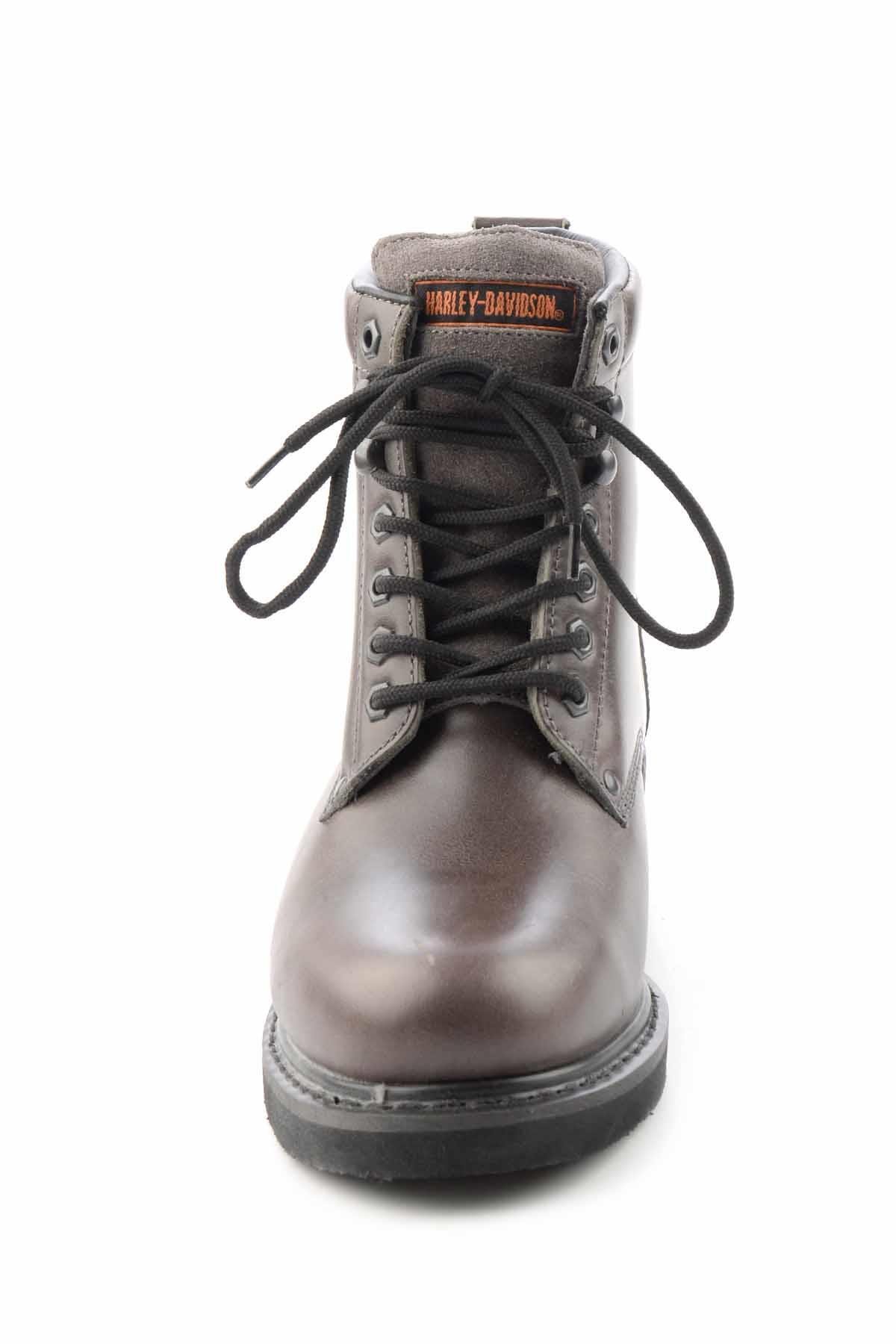 Grey Hakiki Deri Erkek Bot & Bootie HD1777009603