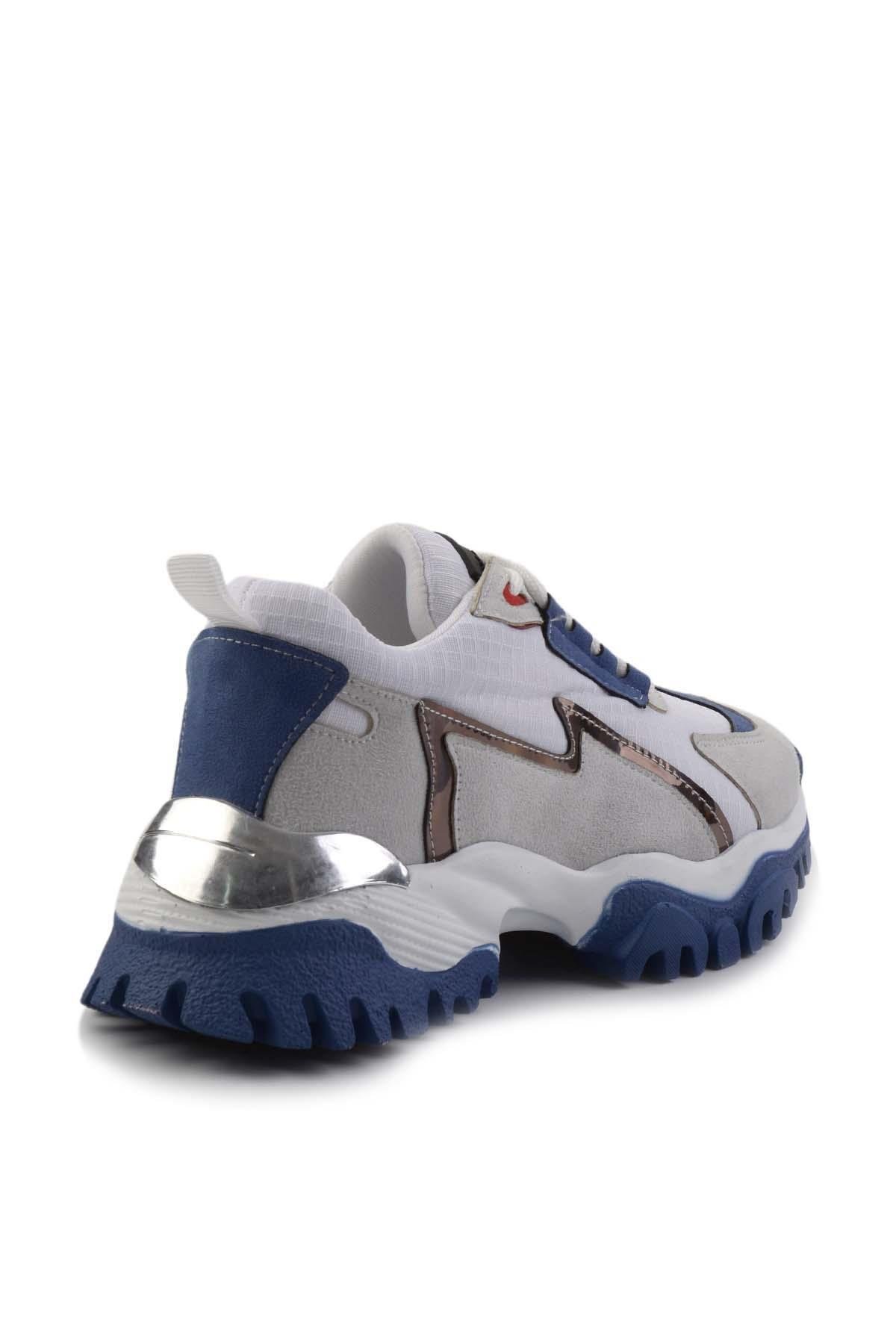 Gri Beyaz  Kadın Sneaker K01228400102