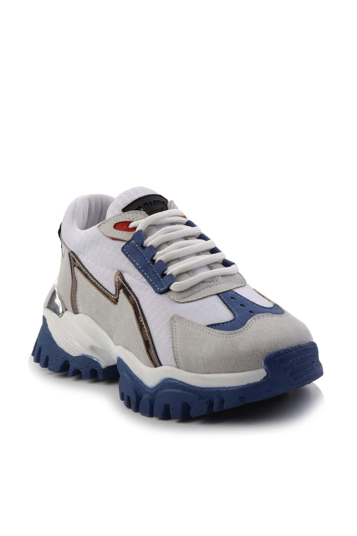 Gri Beyaz  Kadın Sneaker K01228400102