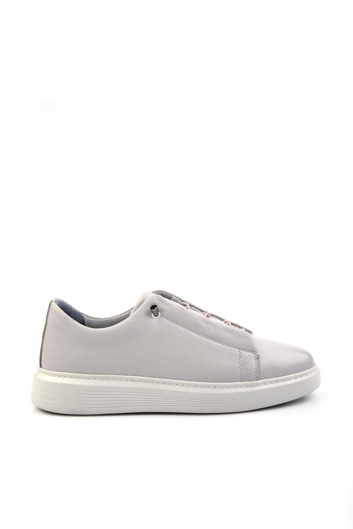 Gri Leather Erkek Casual Ayakkabı E01084211343