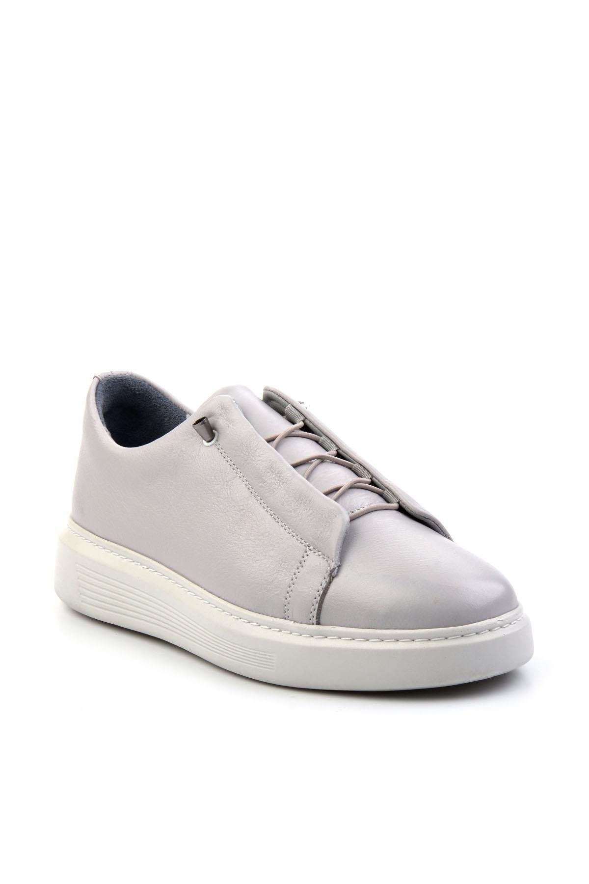 Gri Leather Erkek Casual Ayakkabı E01084211343