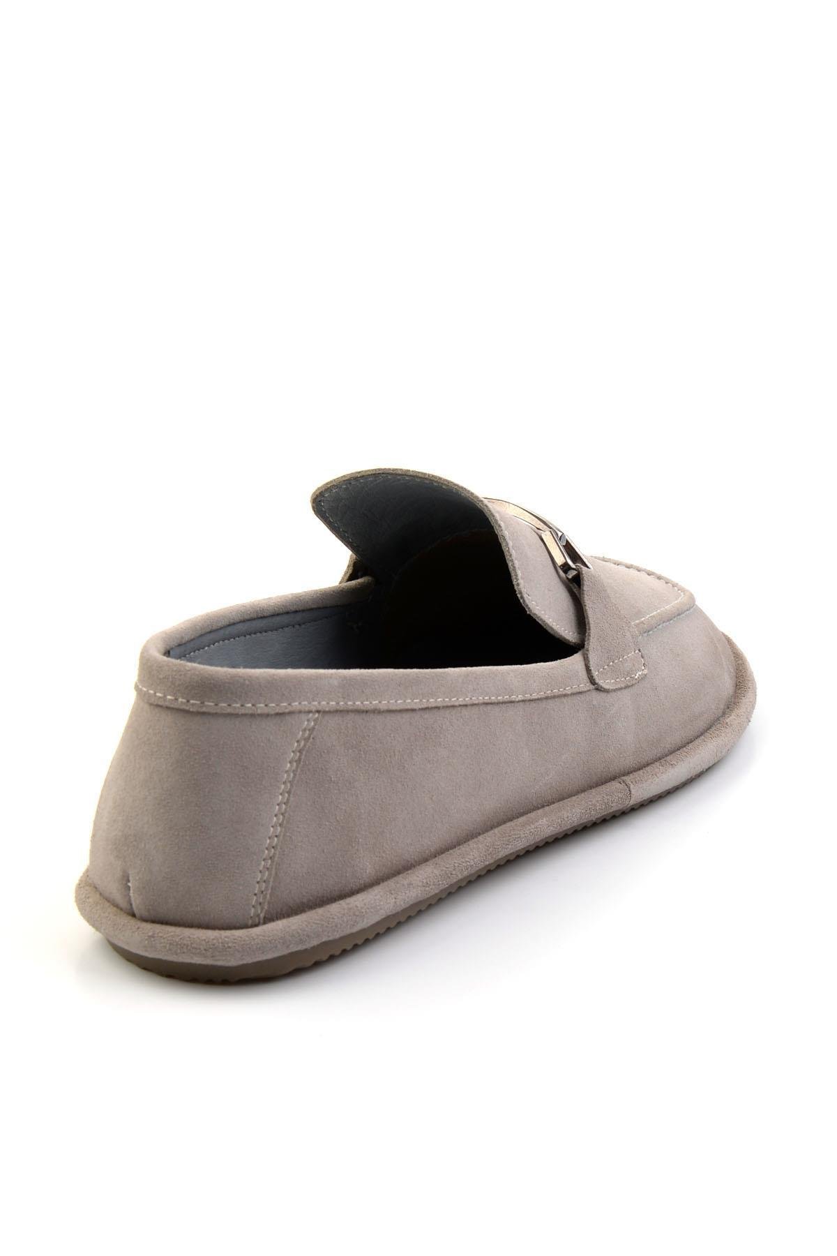 Gri Leather Erkek Loafer Ayakkabı E01070240102