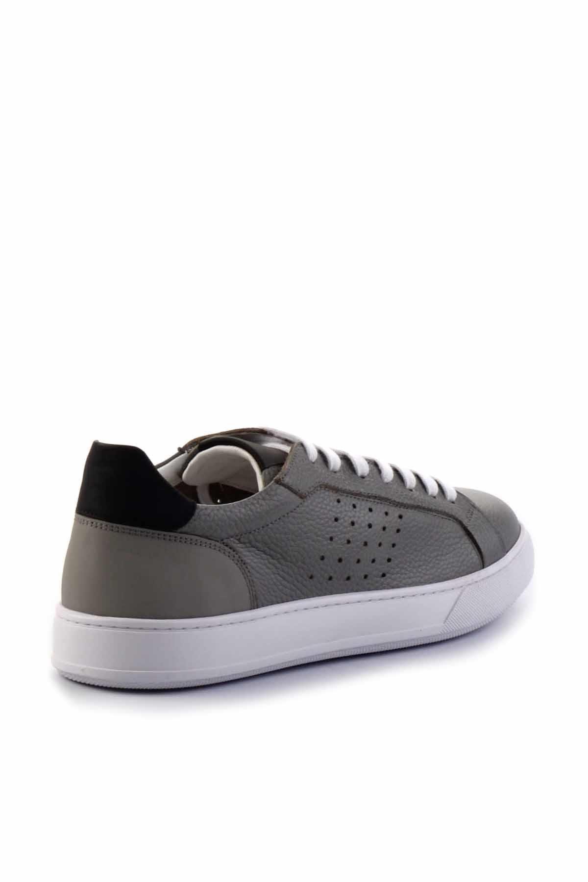 Gri Leather Erkek Sneaker E01901253443