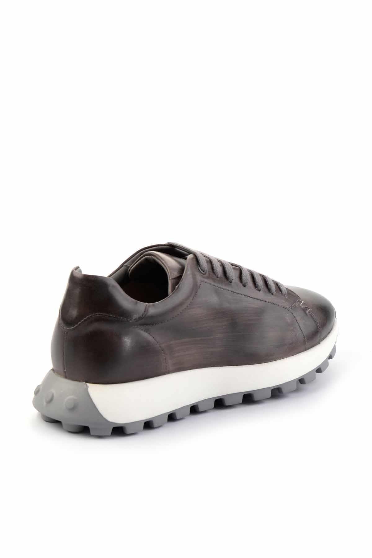 Gri Leather Erkek Sneaker E01901630101