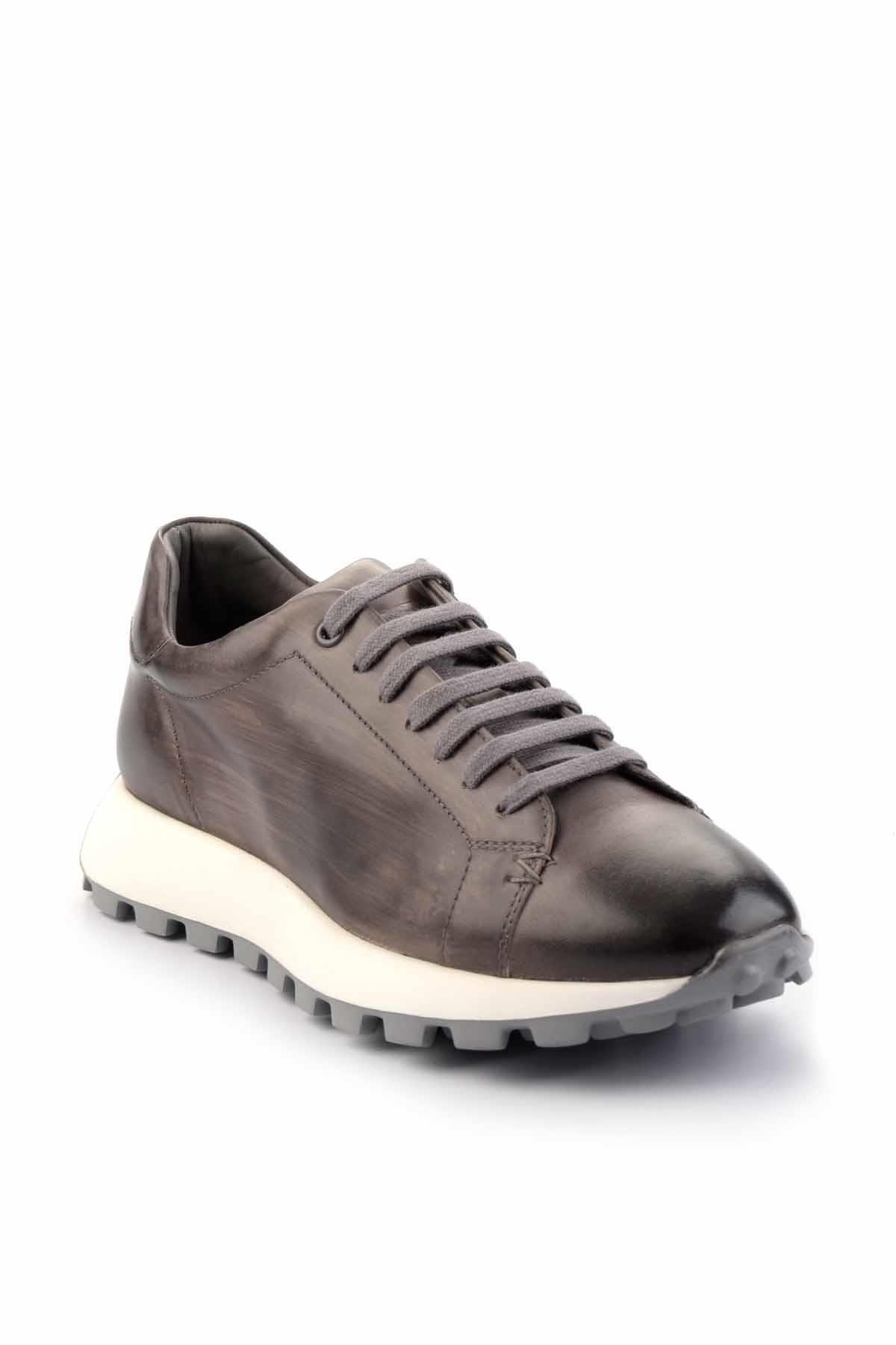 Gri Leather Erkek Sneaker E01901630101