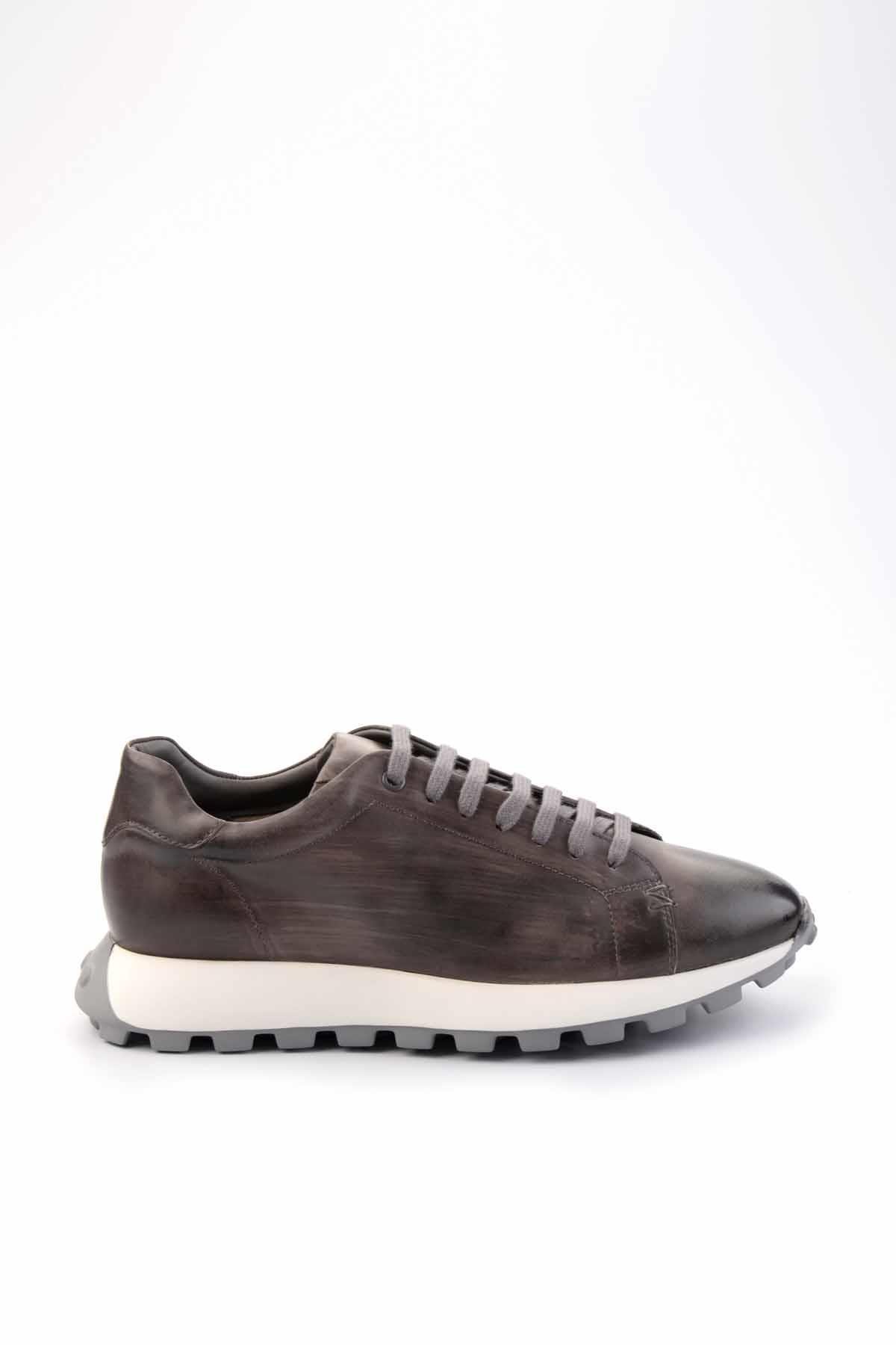 Gri Leather Erkek Sneaker E01901630101
