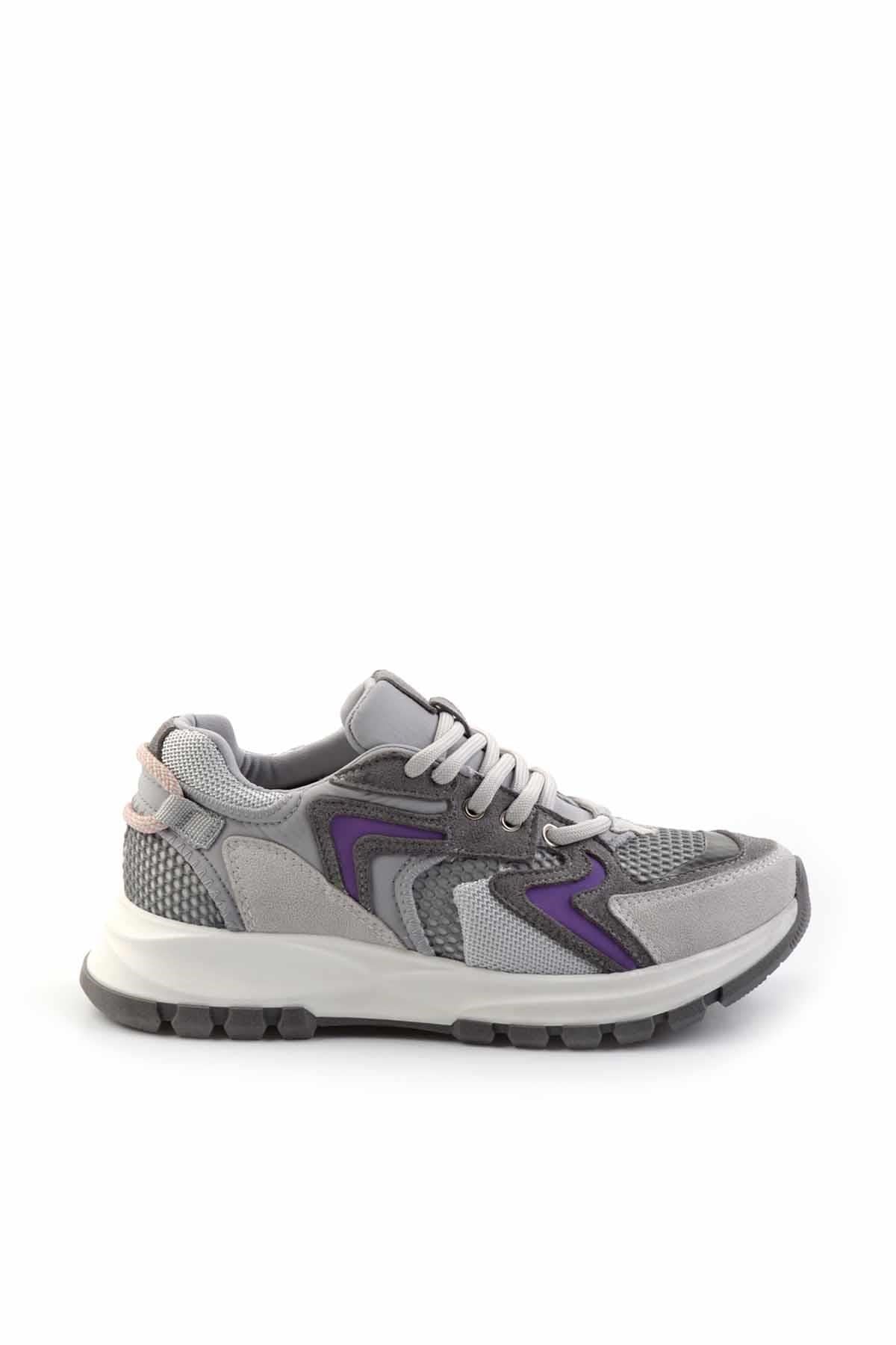 Gri Lila  Kadın Sneaker K01429161002