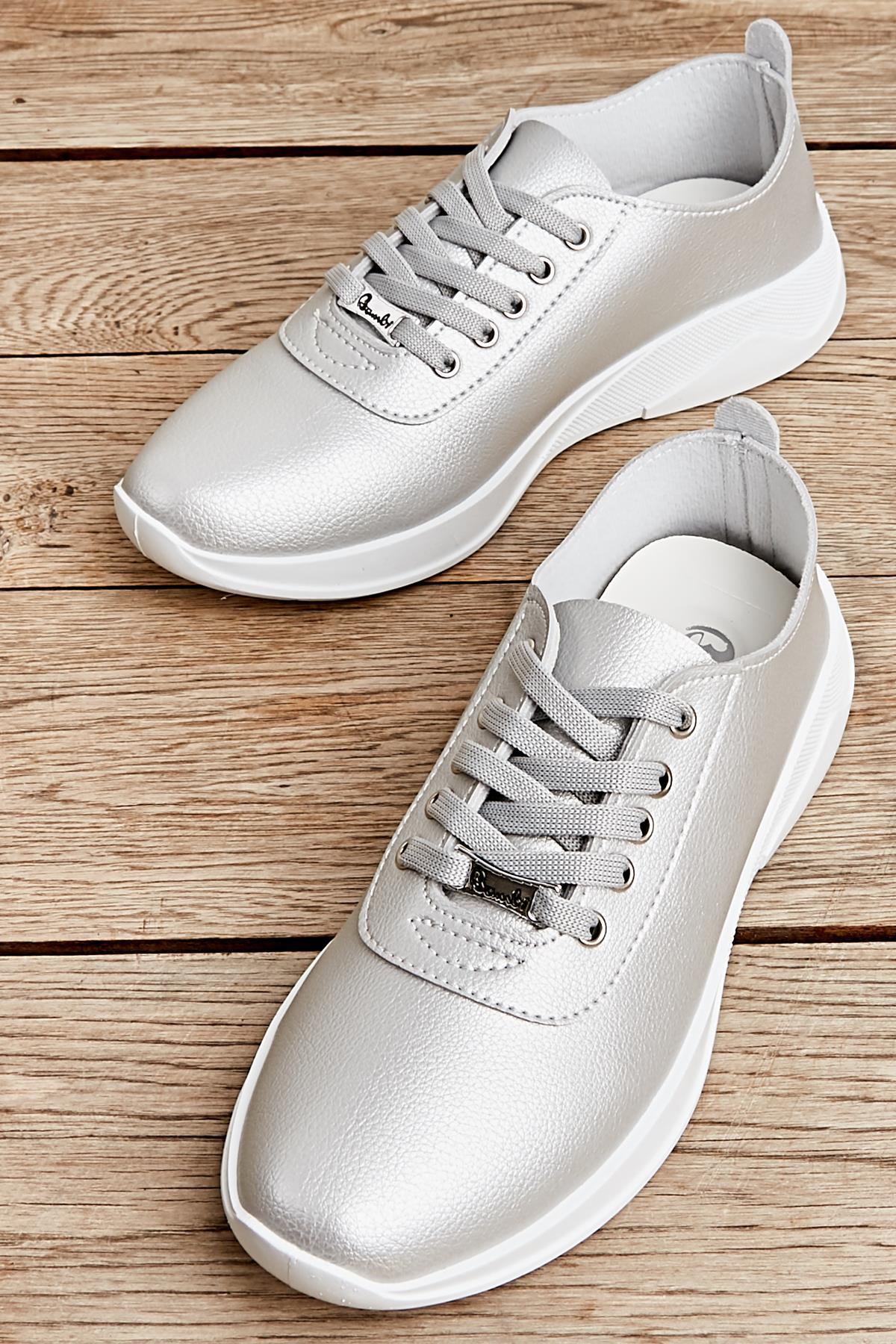 Gümüş  Kadın Sneaker K01543100009
