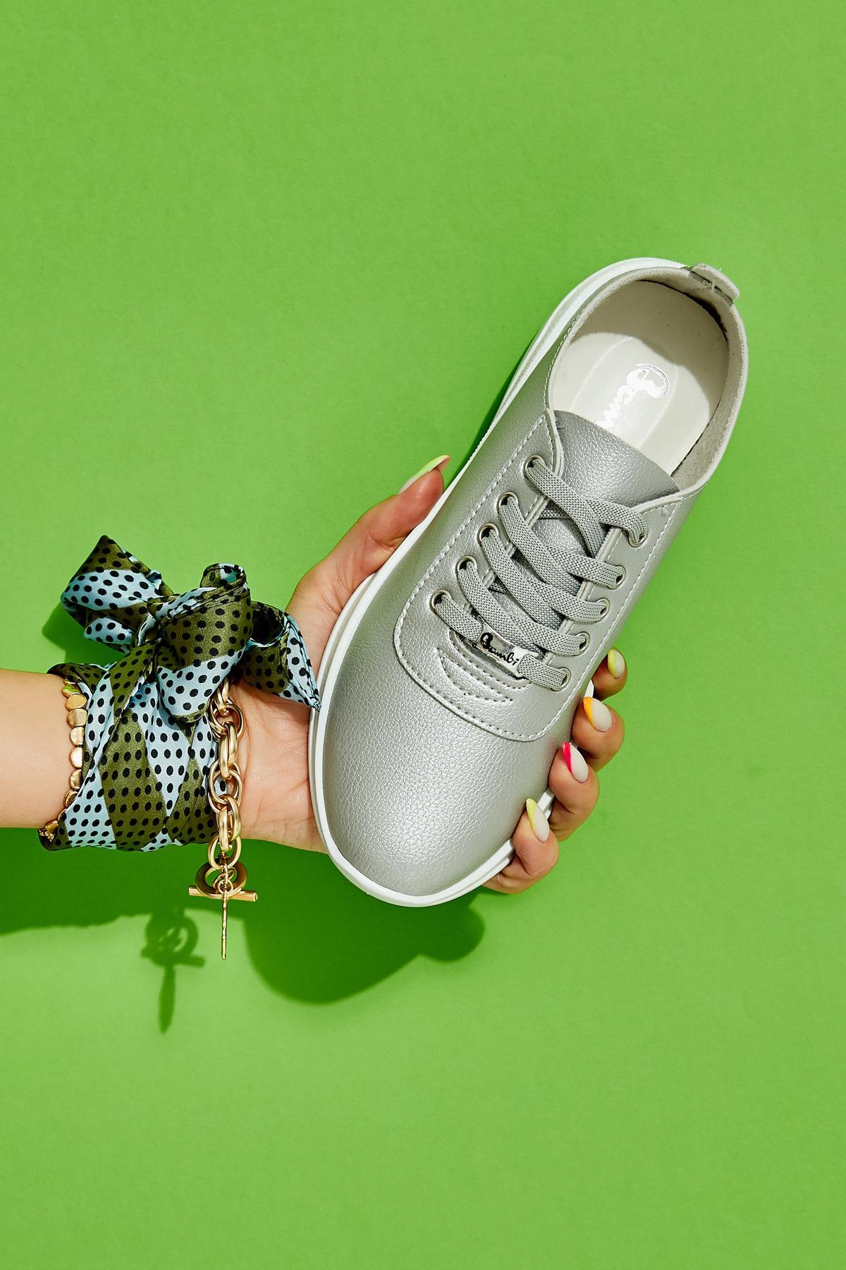 Gümüş  Kadın Sneaker K01543100009
