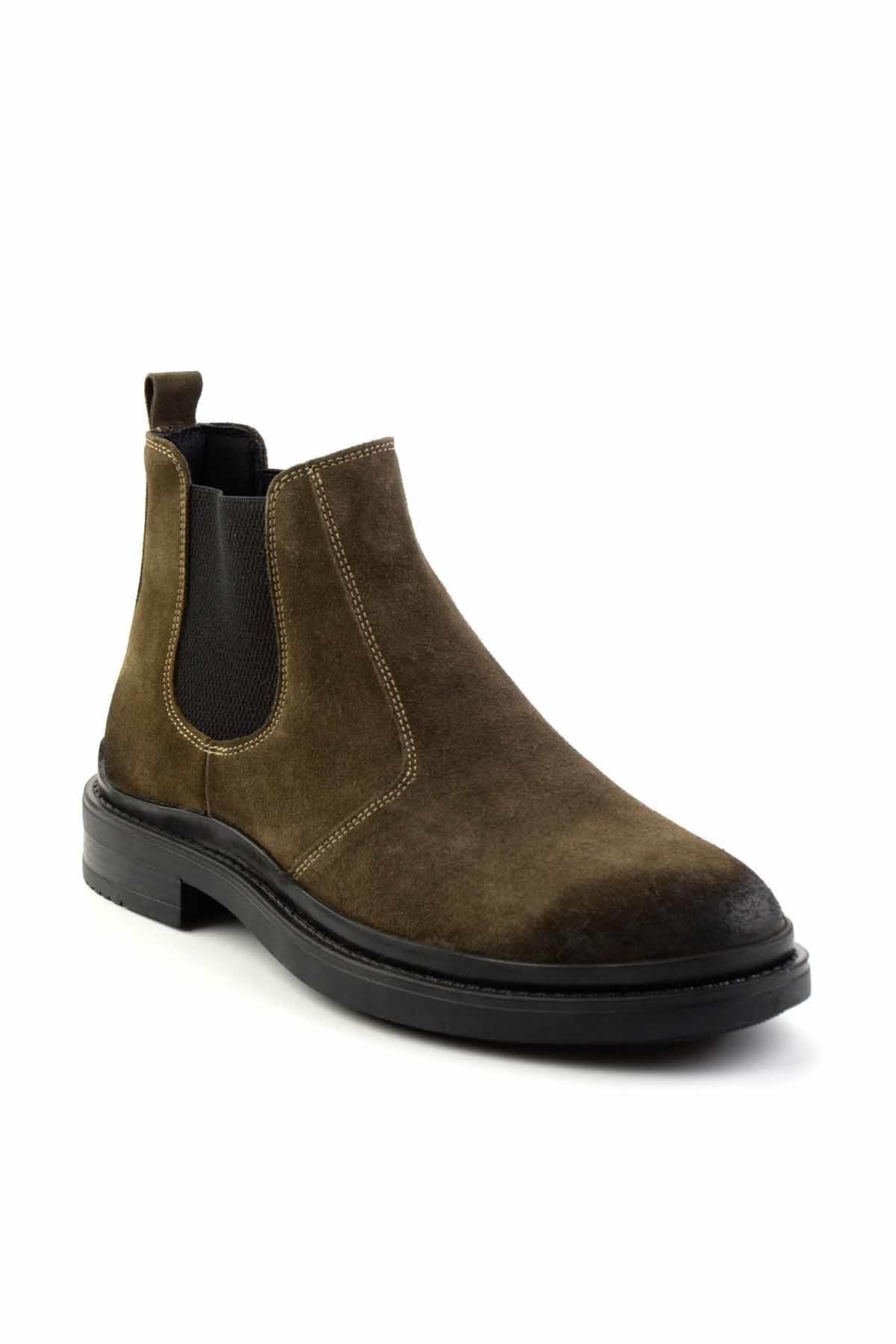 Haki Hakiki Deri Erkek Bot & Bootie E02442055002