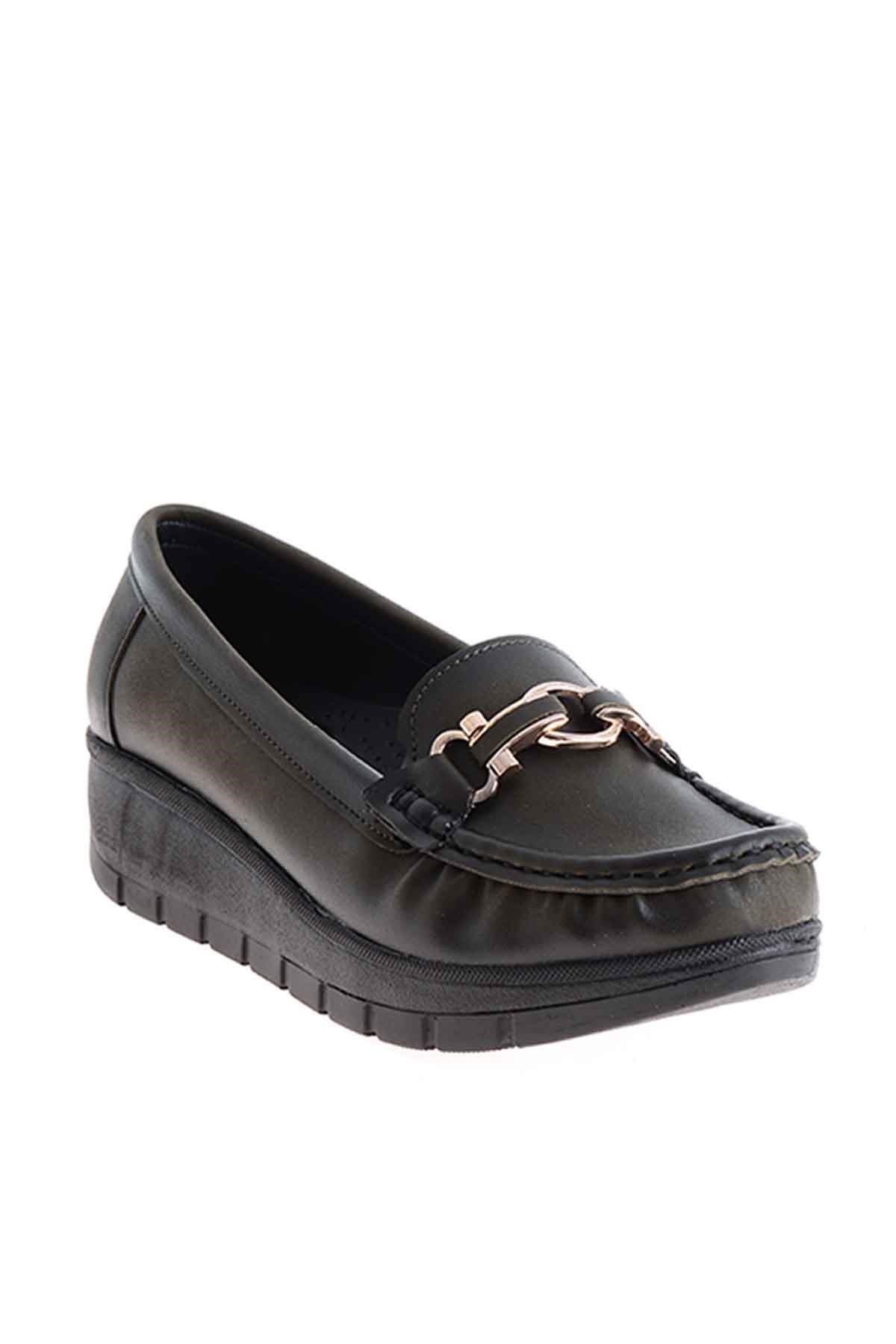 Haki  Kadın Loafer Ayakkabı K0501208509