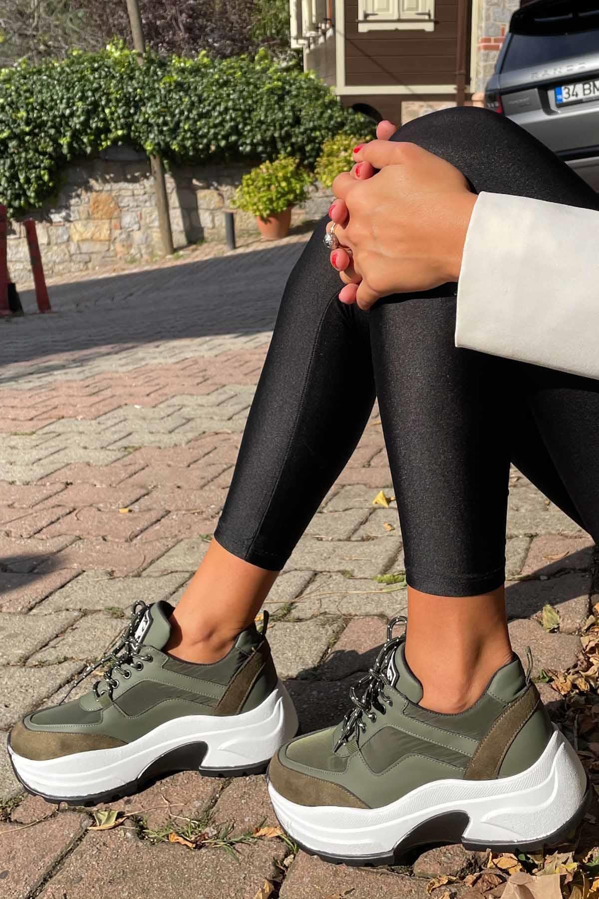 Haki  Kadın Sneaker K01932302509