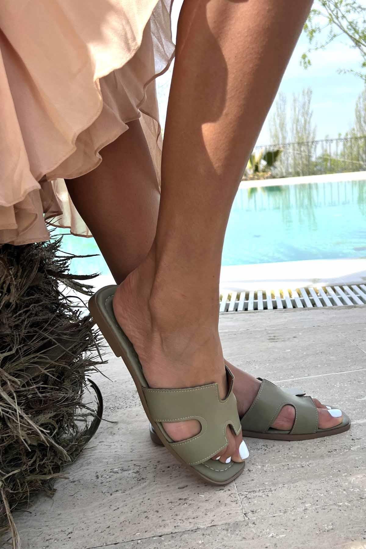 Haki  Kadın Terlik K04671006009
