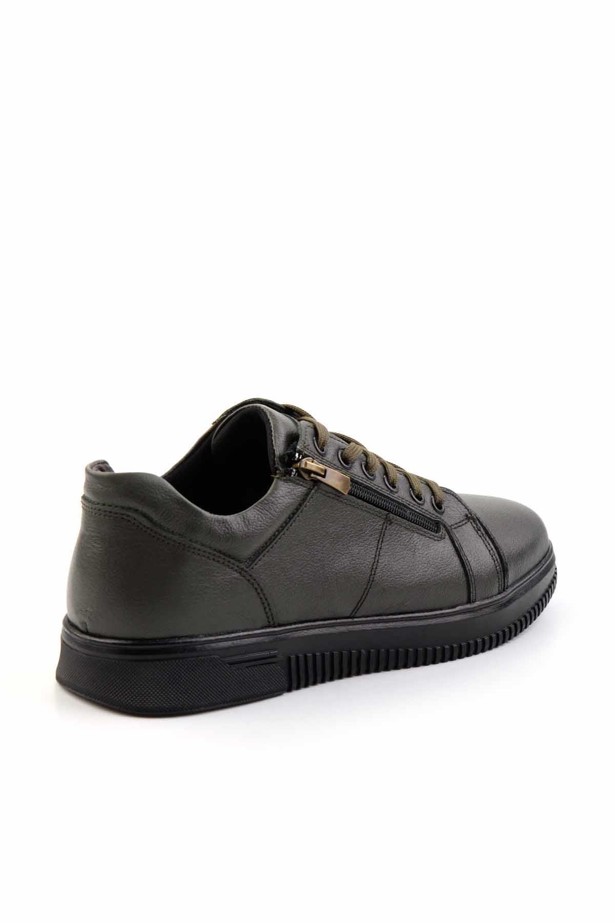 Haki Leather Erkek Casual Ayakkabı E01398232403