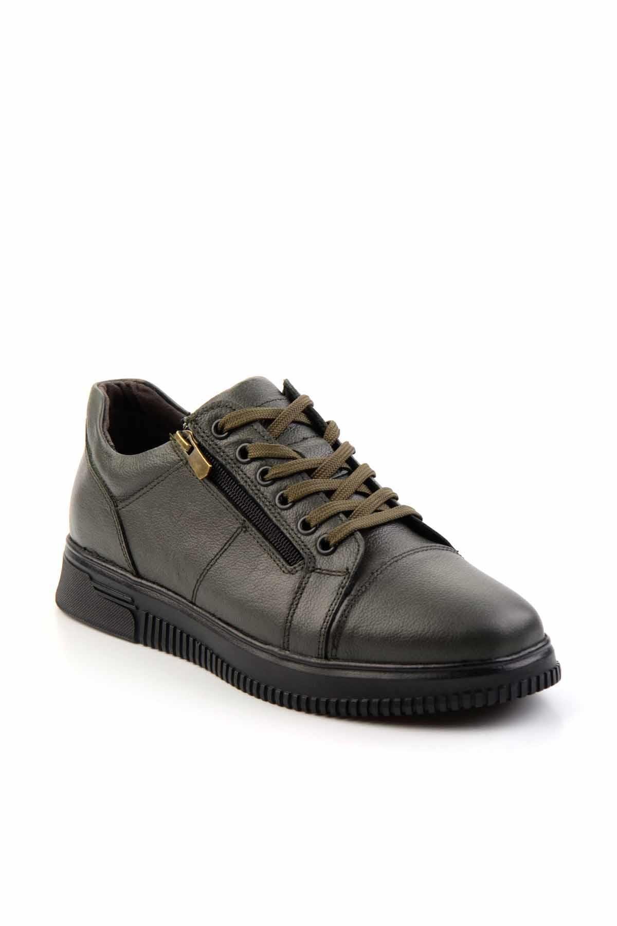 Haki Leather Erkek Casual Ayakkabı E01398232403