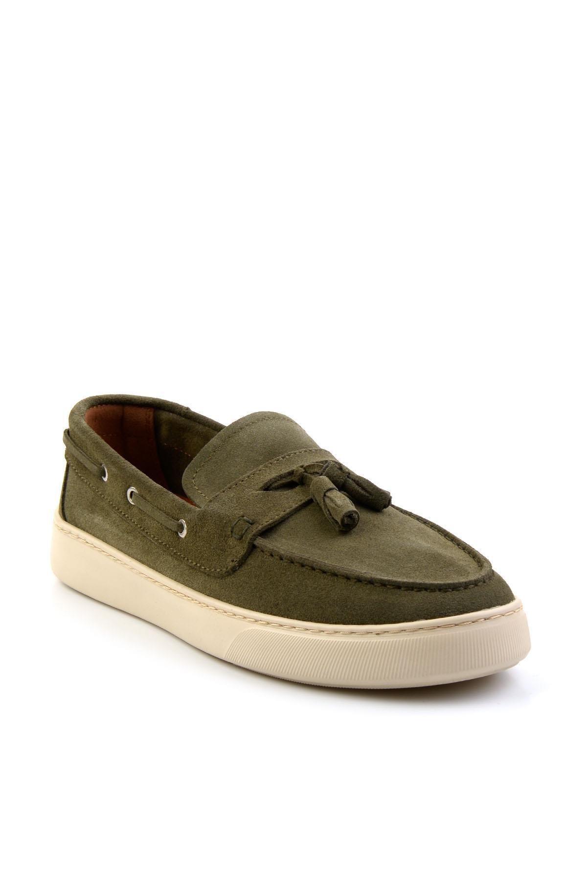 Haki Leather Erkek Casual Ayakkabı E01863815002