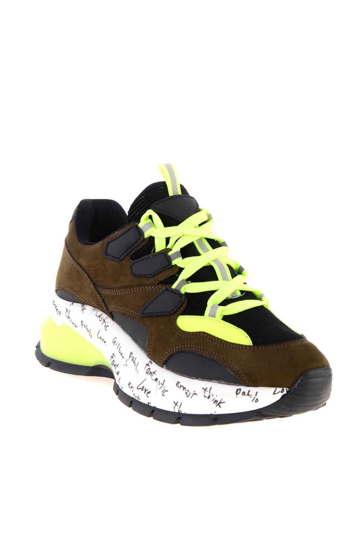 Haki Süet  Kadın Sneaker K0649490565