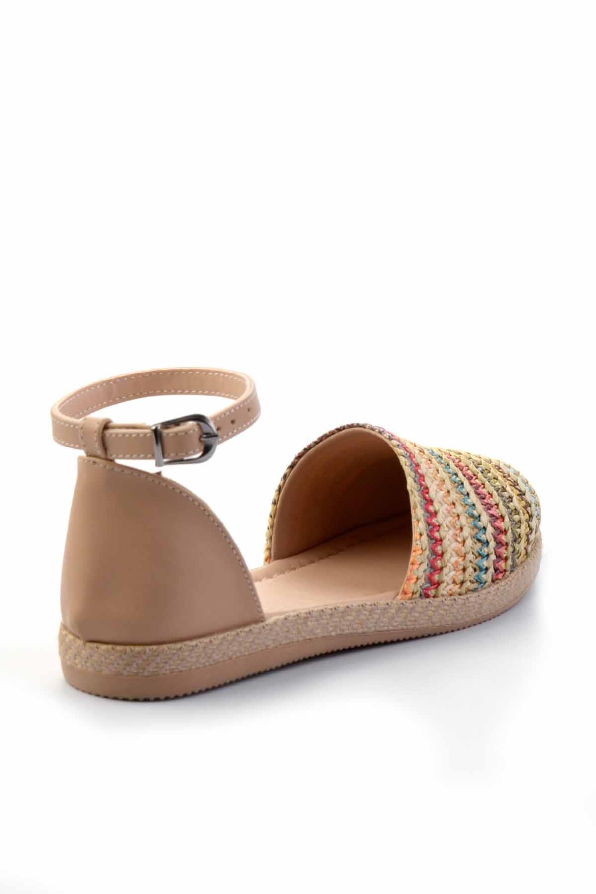 Hardal Çok Renkli  Kadın Espadril K01823251528