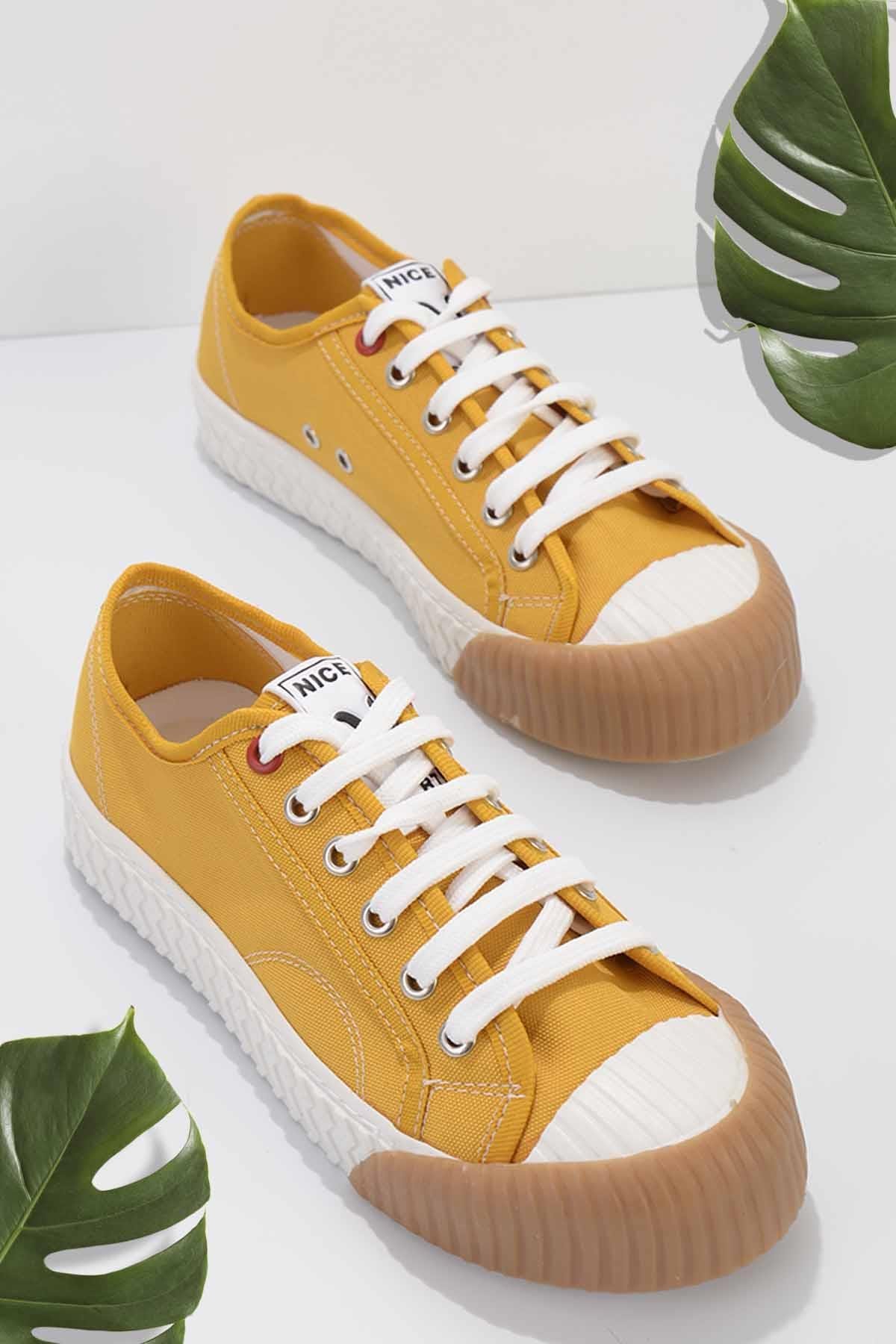 Hardal Keten  Kadın Sneaker K01678015018